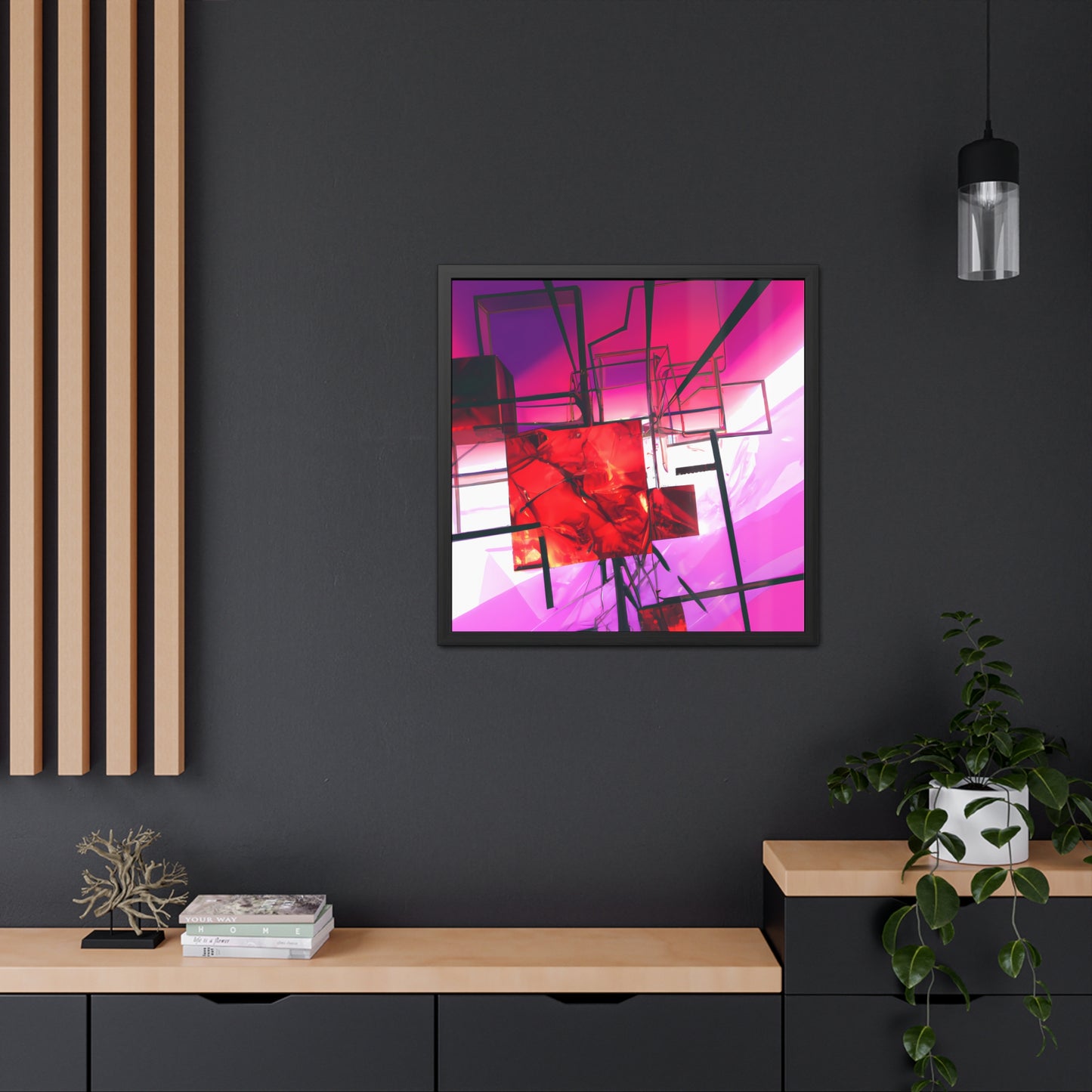 Temporal Flux 7 - on Framed Print