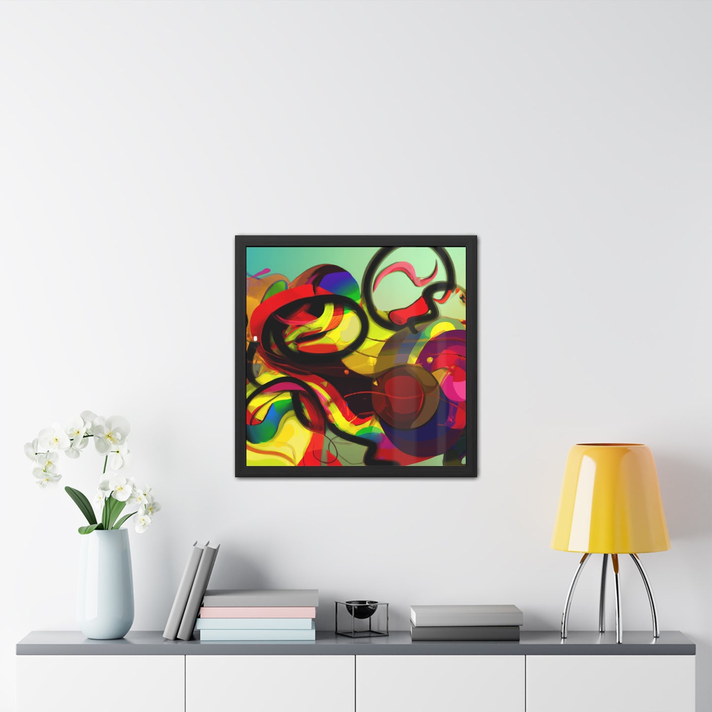 Fabstract 31 - on Framed Print