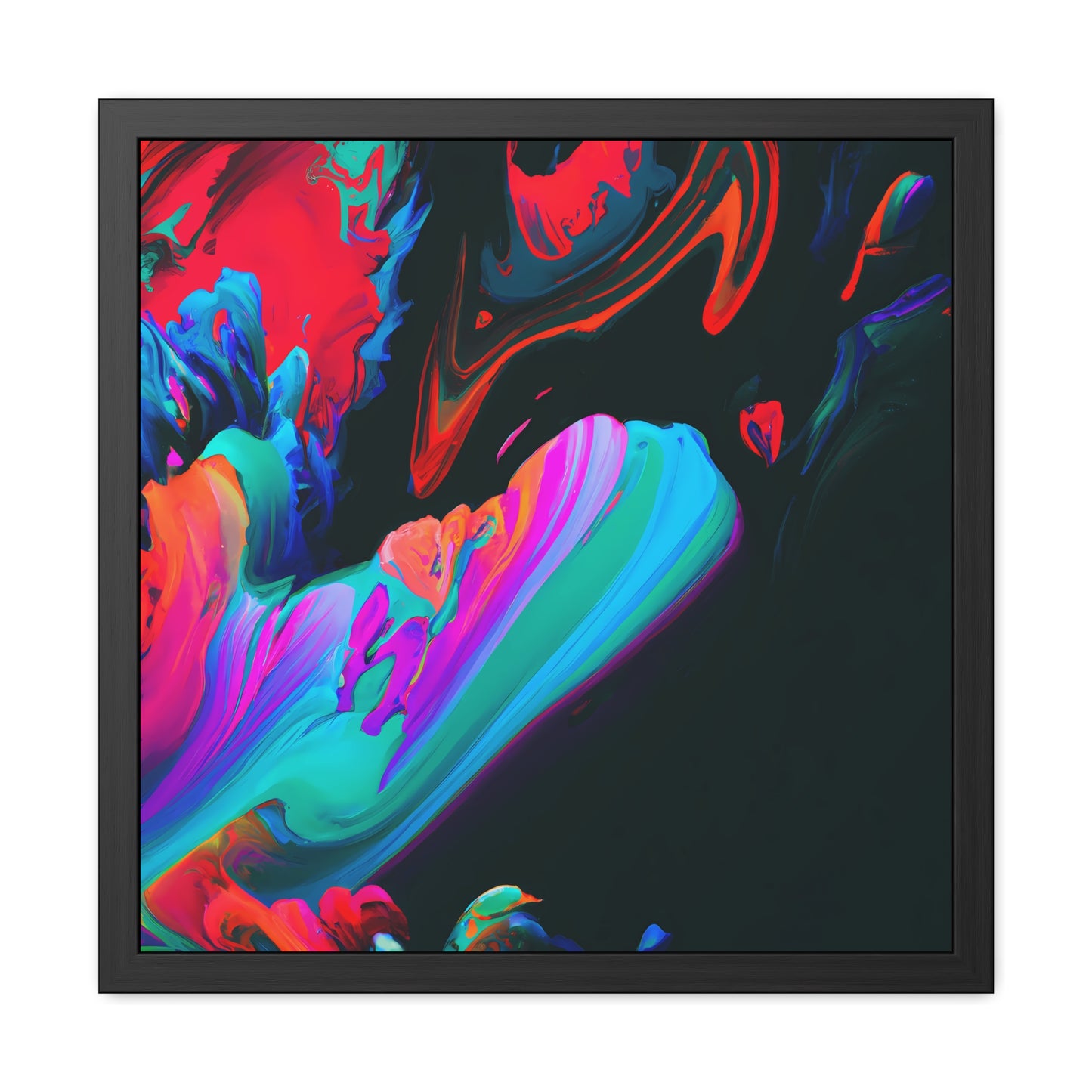 Fabstract 49 - on Framed Print