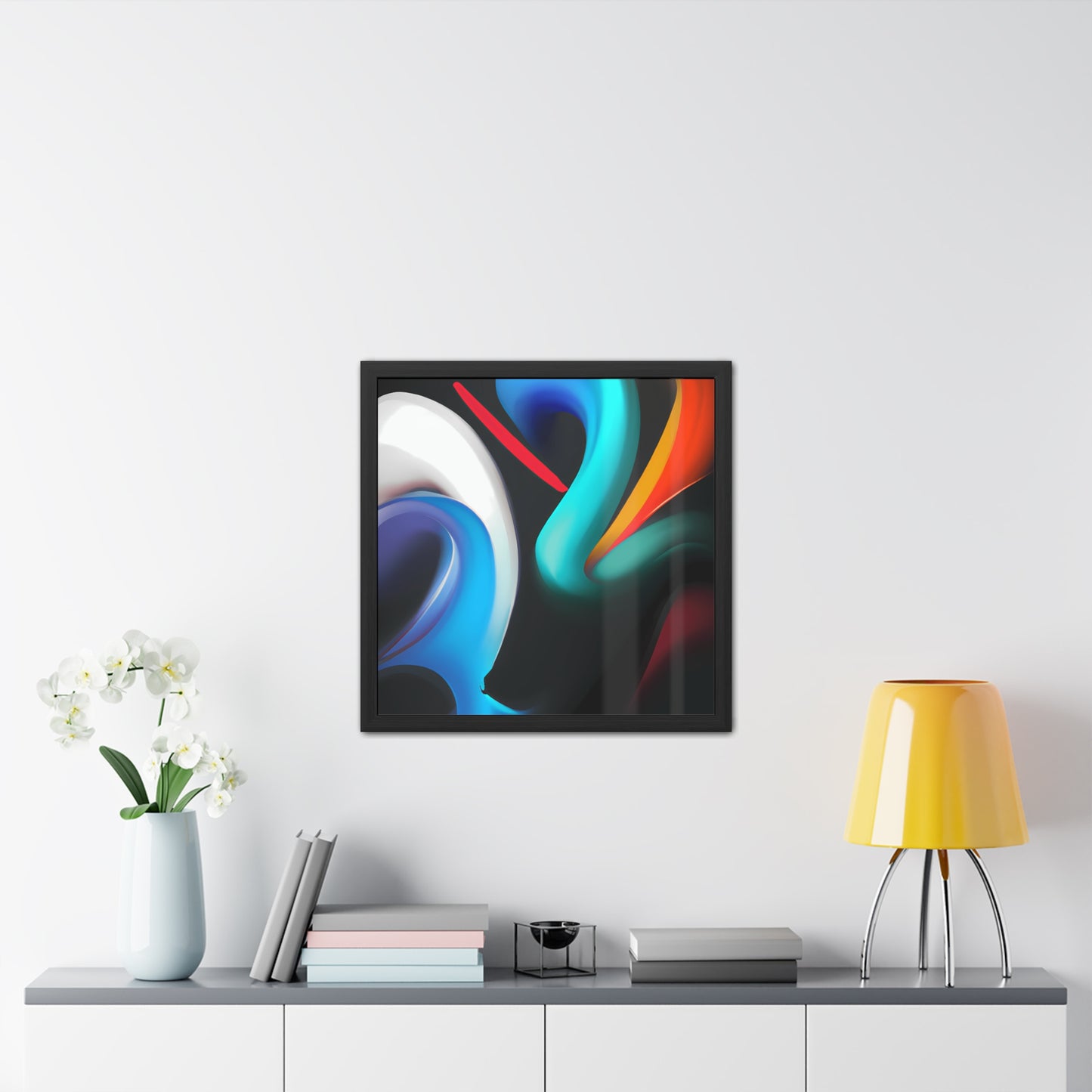 Fabstract 19 - on Framed Print