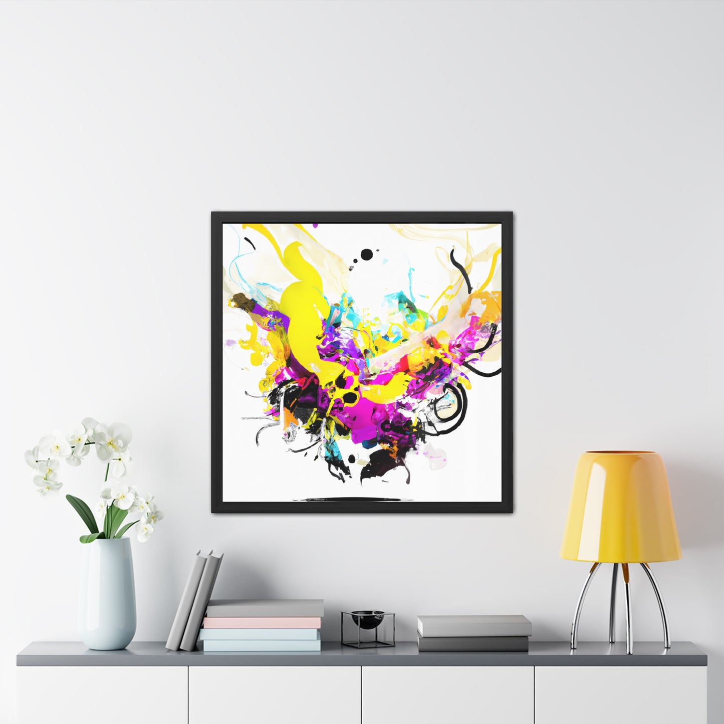 Fabstract 44 - on Framed Print