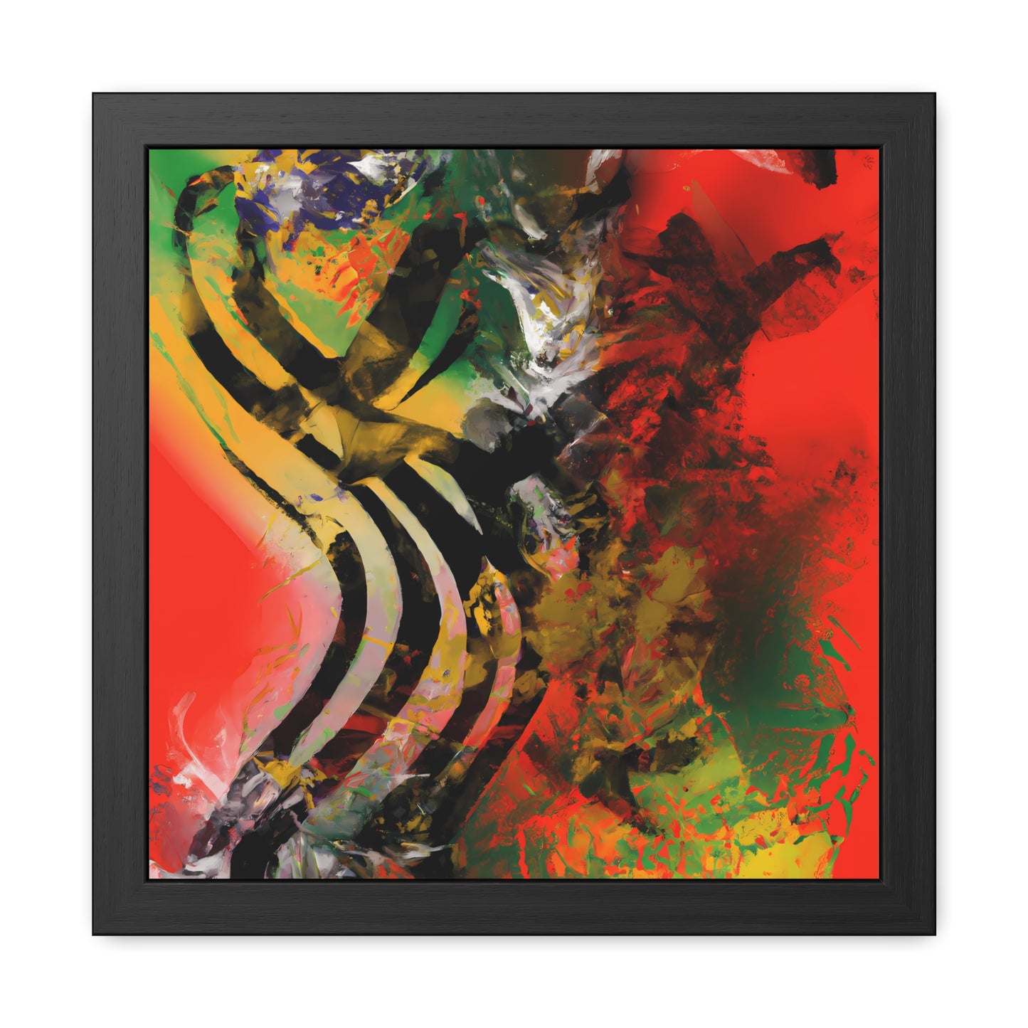 Fabstract 92 - on Framed Print