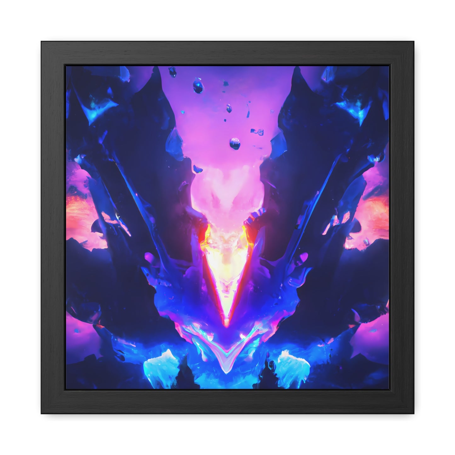 Neon Nexus 11 - on Framed Print