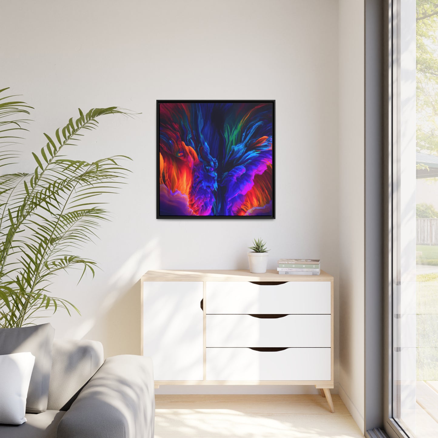 Quantum Euphoria 3 - on Framed Canvas