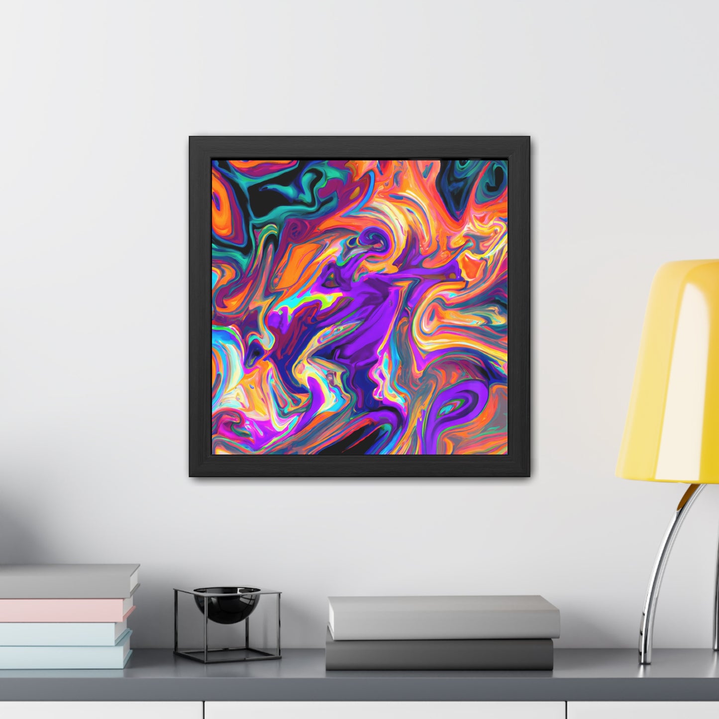 Fabstract 91 - on Framed Print