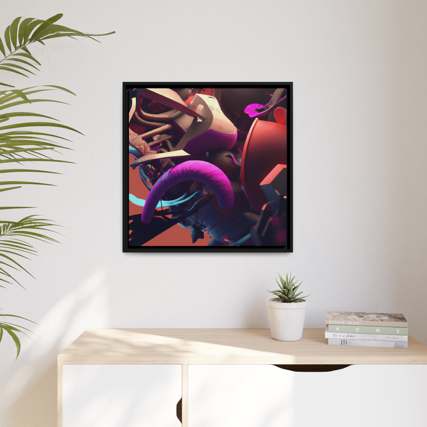 Temporal Flux 3 - on Framed Canvas