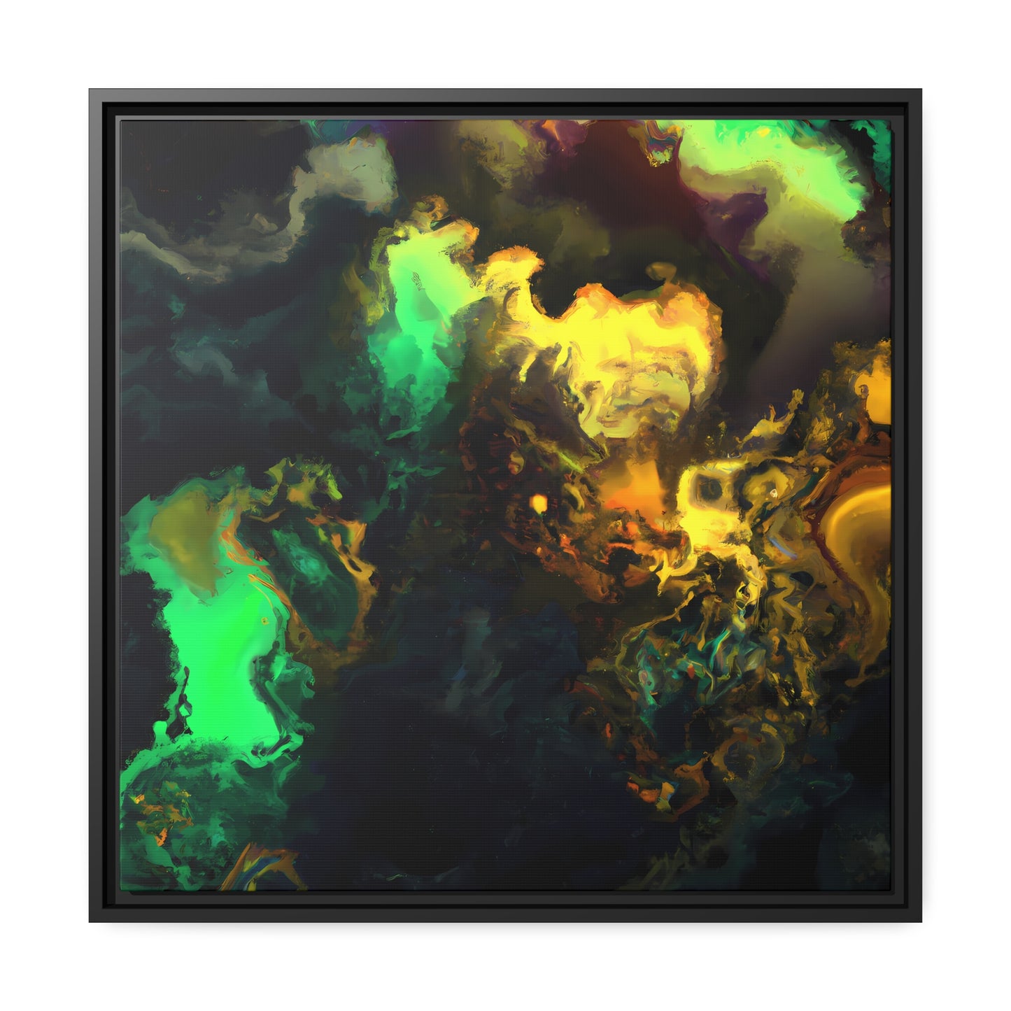 Quantum Euphoria 4 - on Framed Canvas