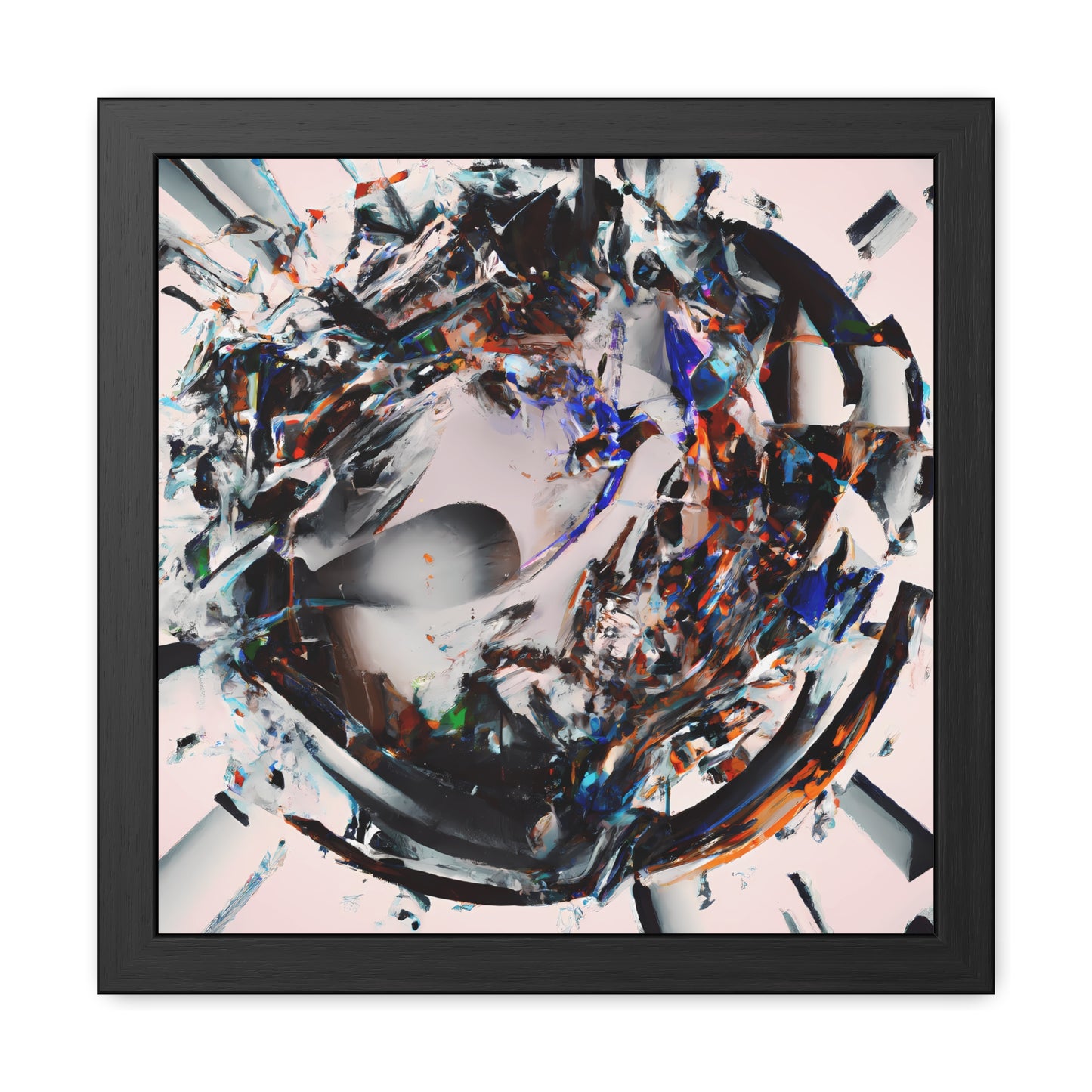 Temporal Flux 17 - on Framed Print