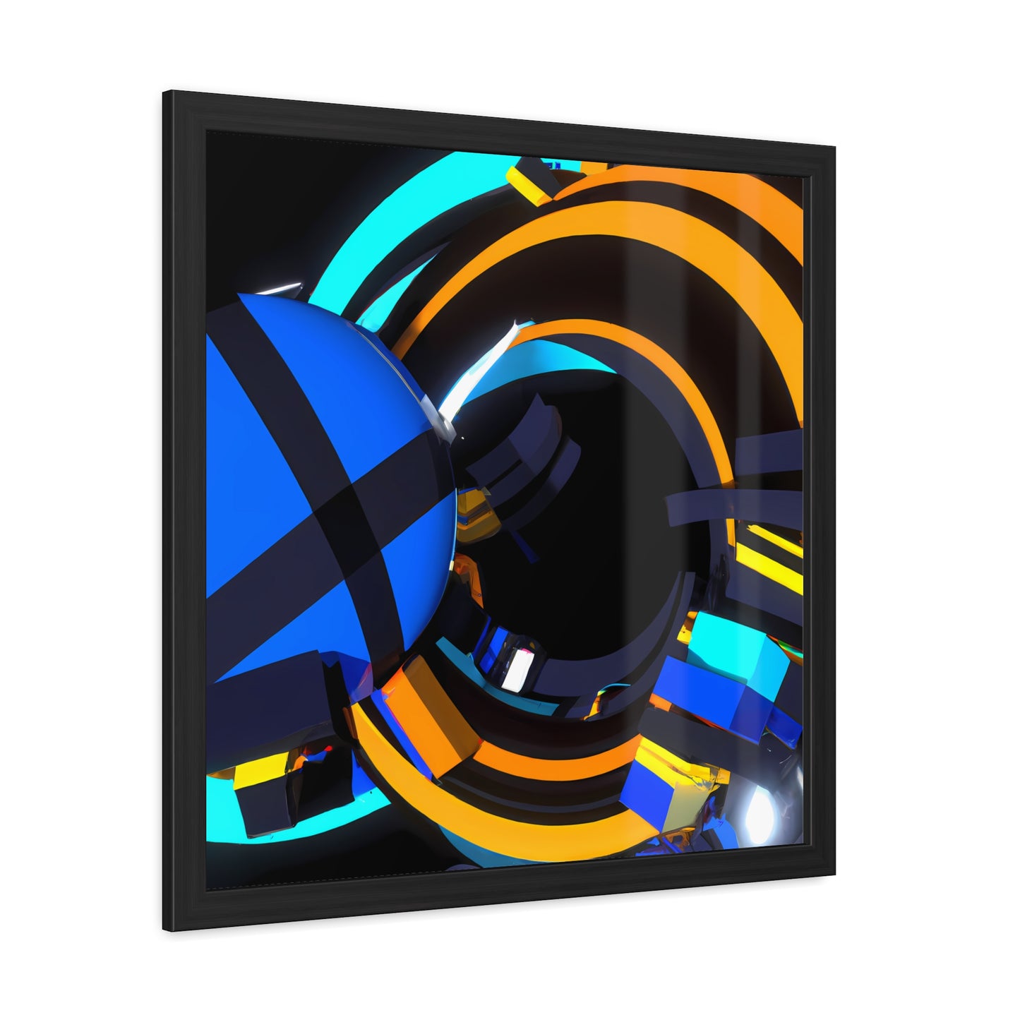 Temporal Flux 3 - on Framed Print