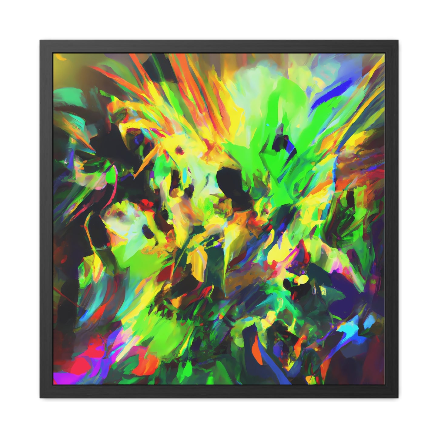 Fabstract 85 - on Framed Print