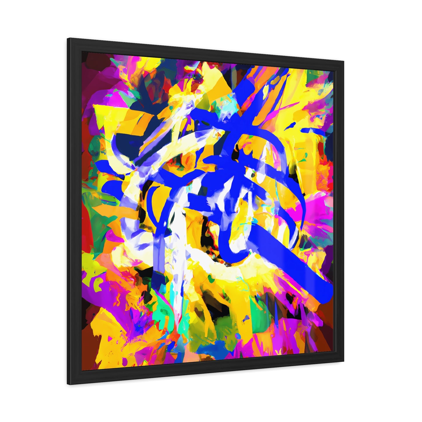 Fabstract 38 - on Framed Print