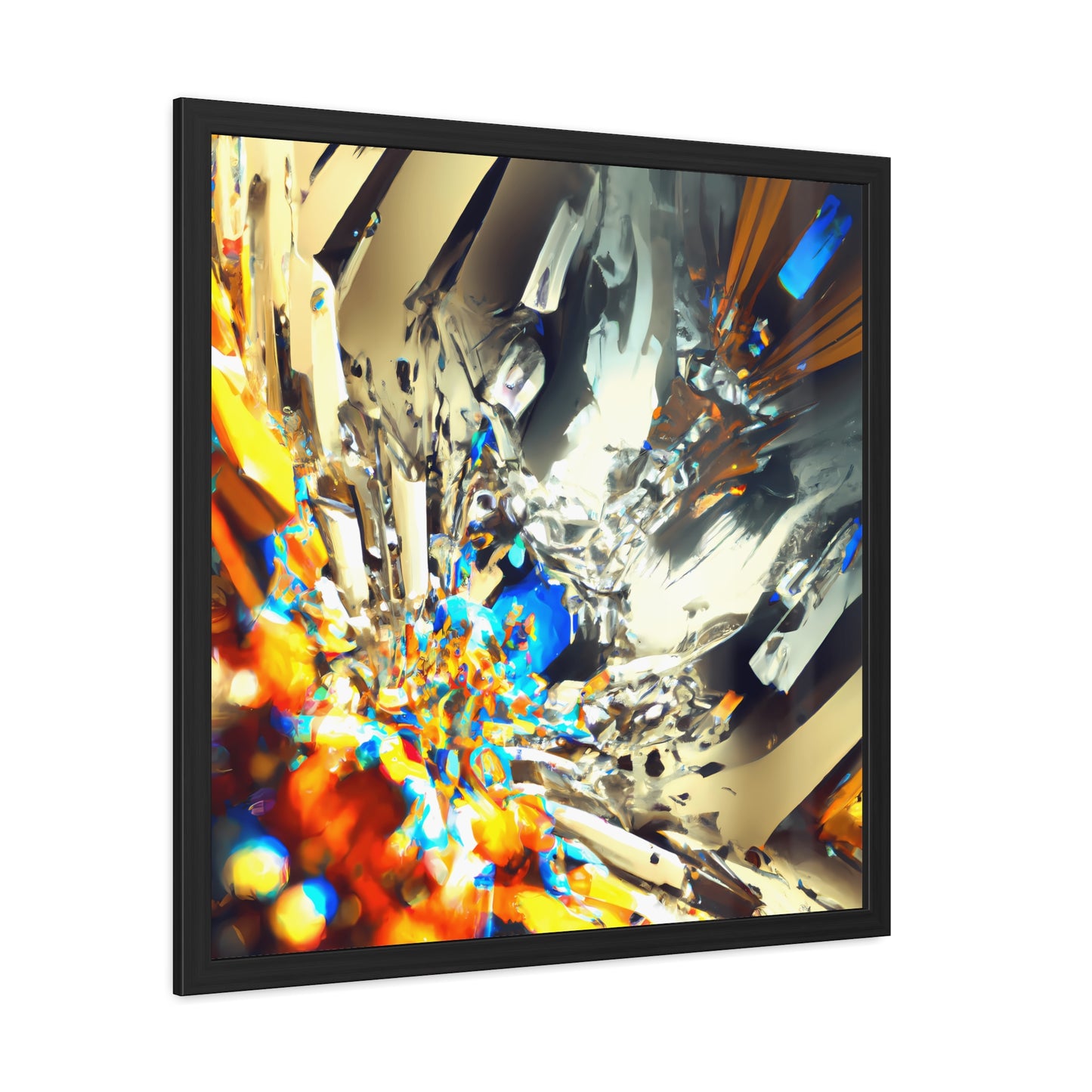 Temporal Flux 9 - on Framed Print