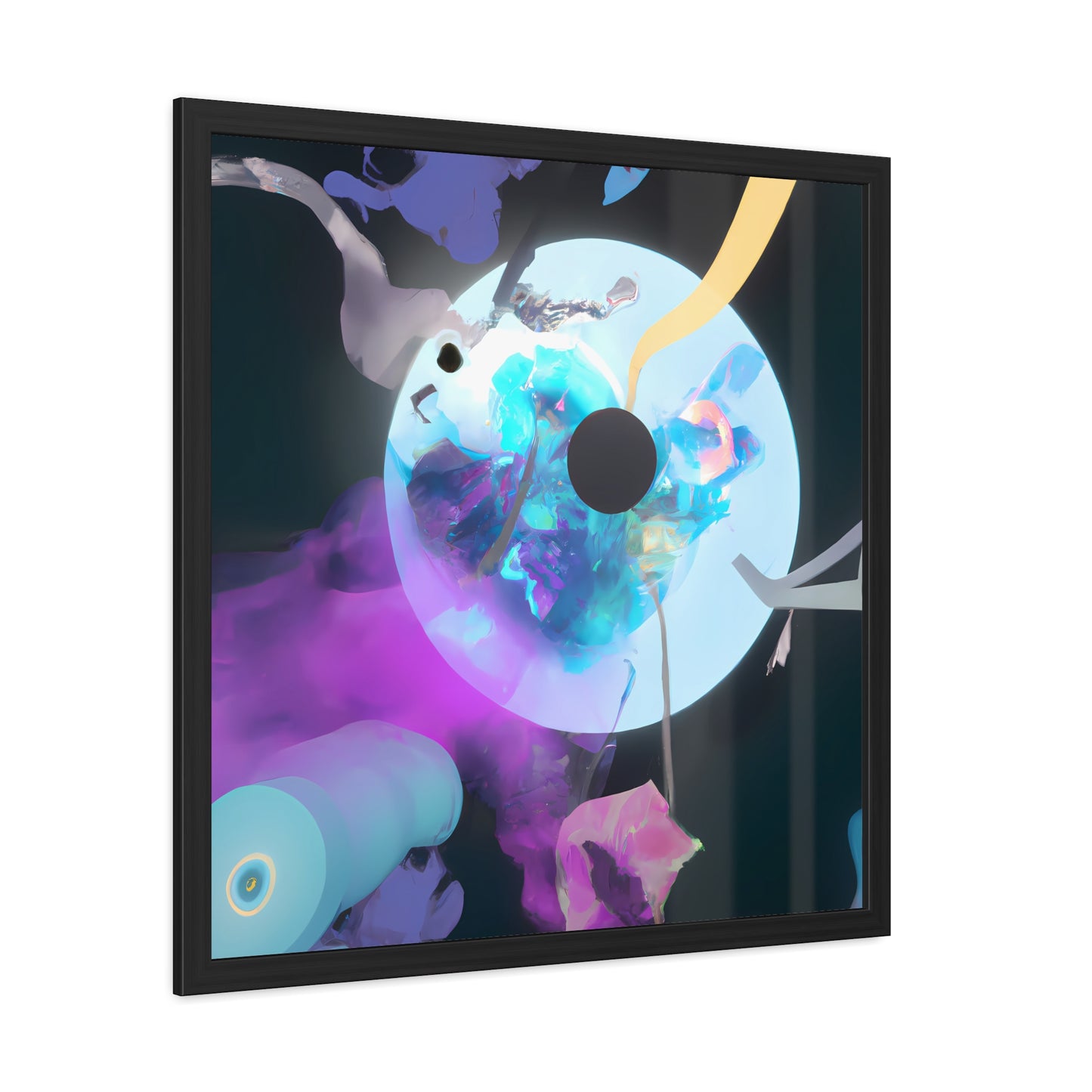 Neon Nexus 1 - on Framed Print