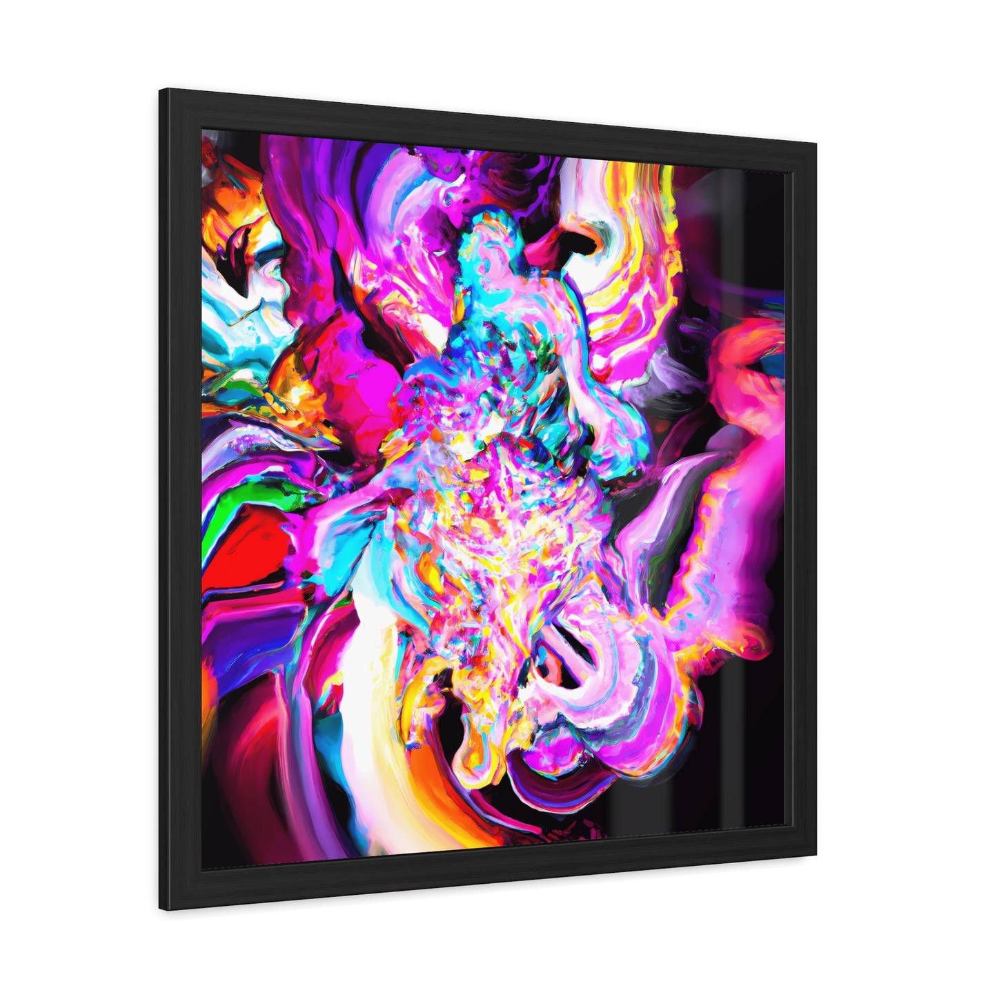 Fabstract 121 - on Framed Print