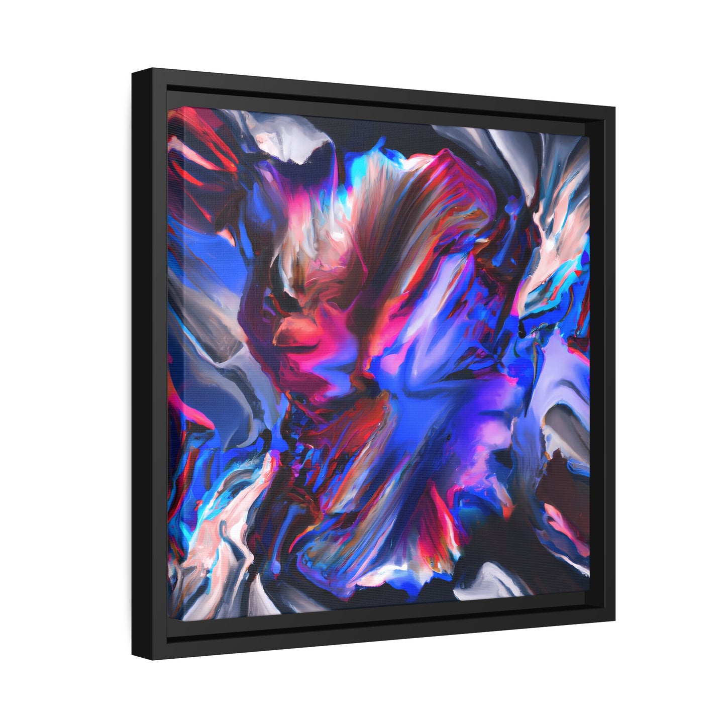 Fabstract 95 - on Framed Canvas