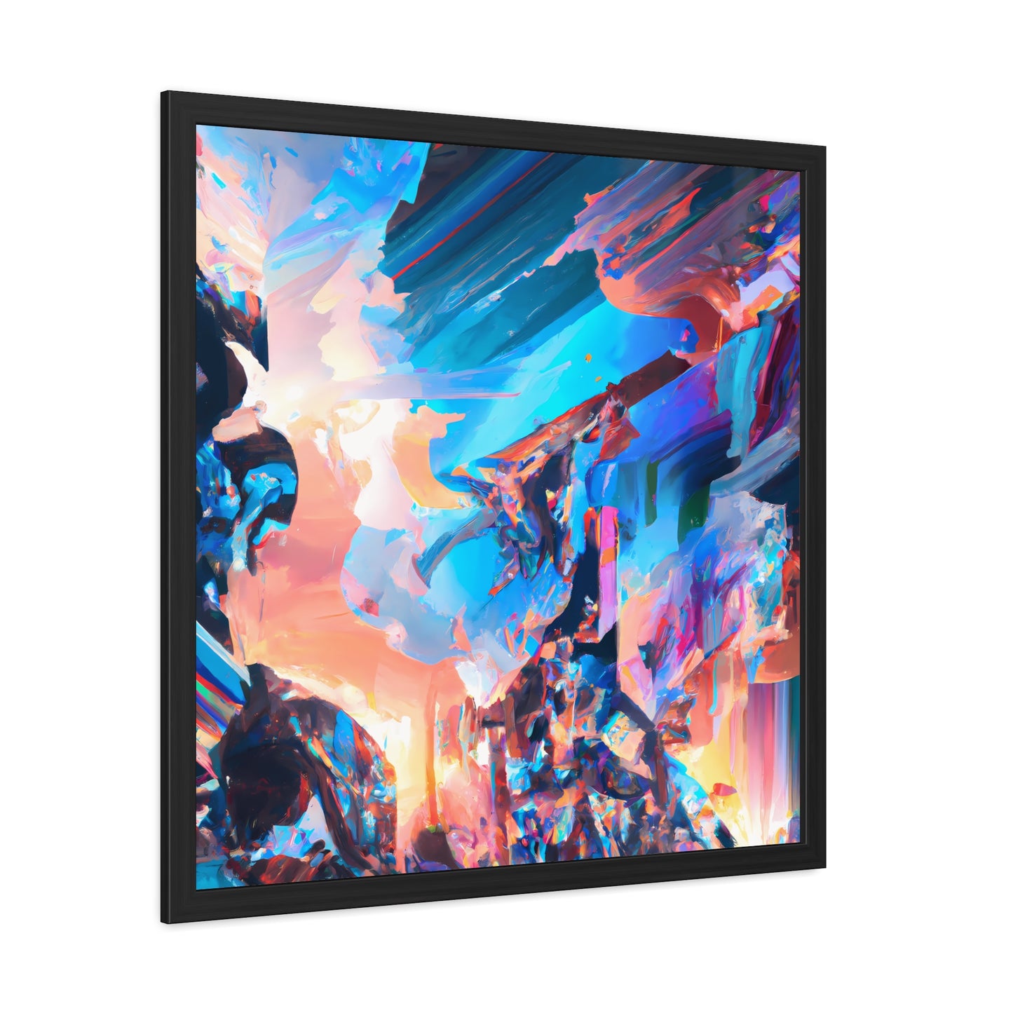 Temporal Flux 14 - on Framed Print