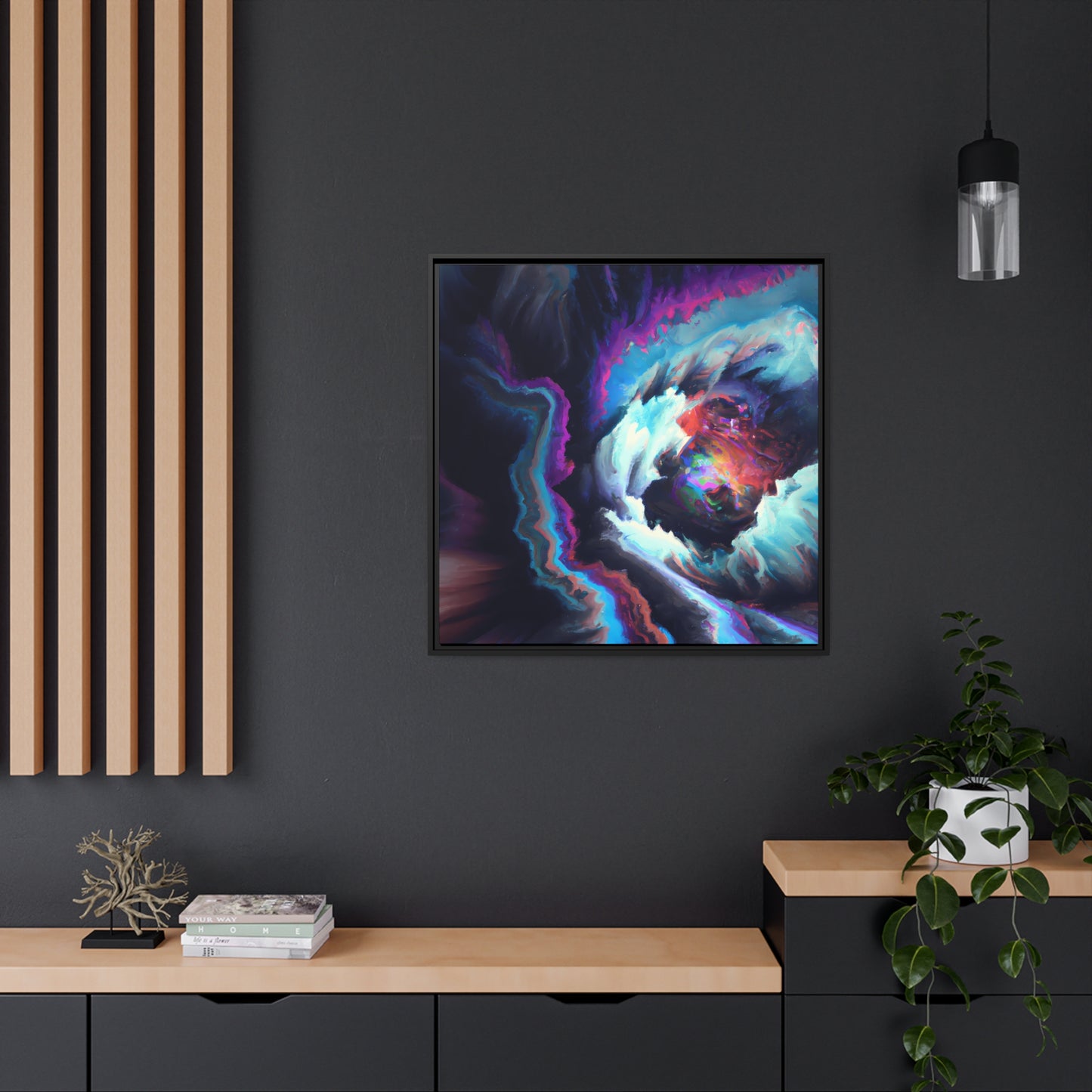 Quantum Euphoria 7 - on Framed Canvas