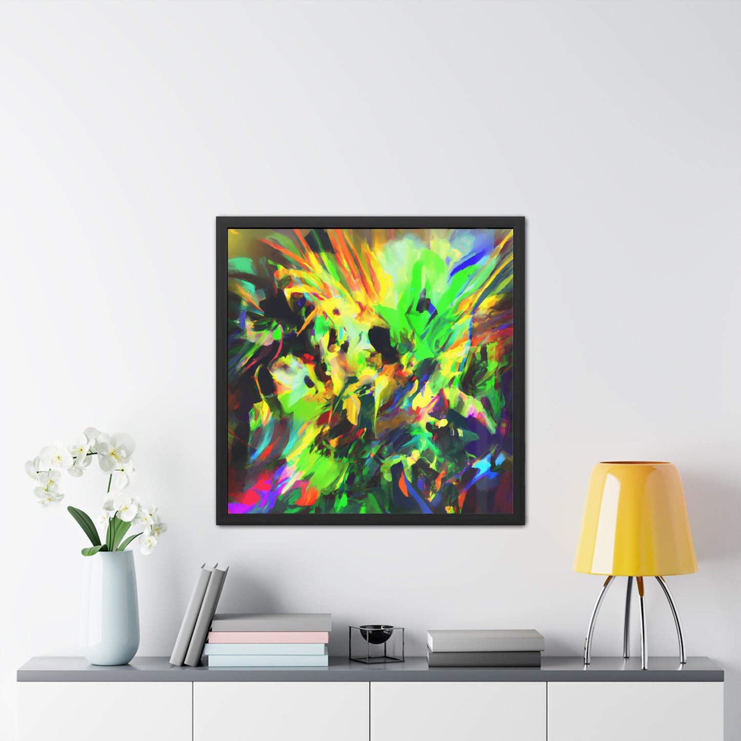 Fabstract 85 - on Framed Print