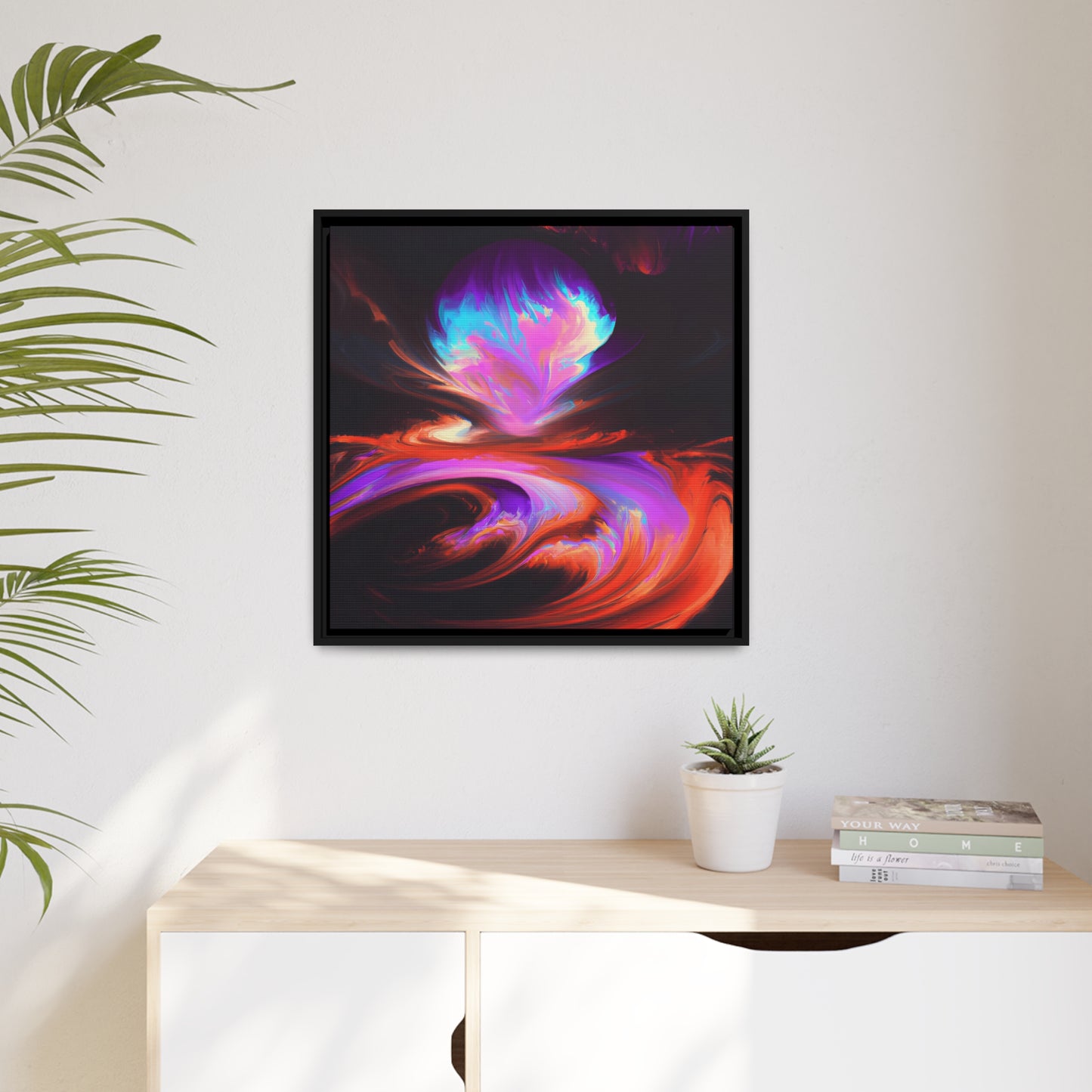 Quantum Euphoria 13 - on Framed Canvas