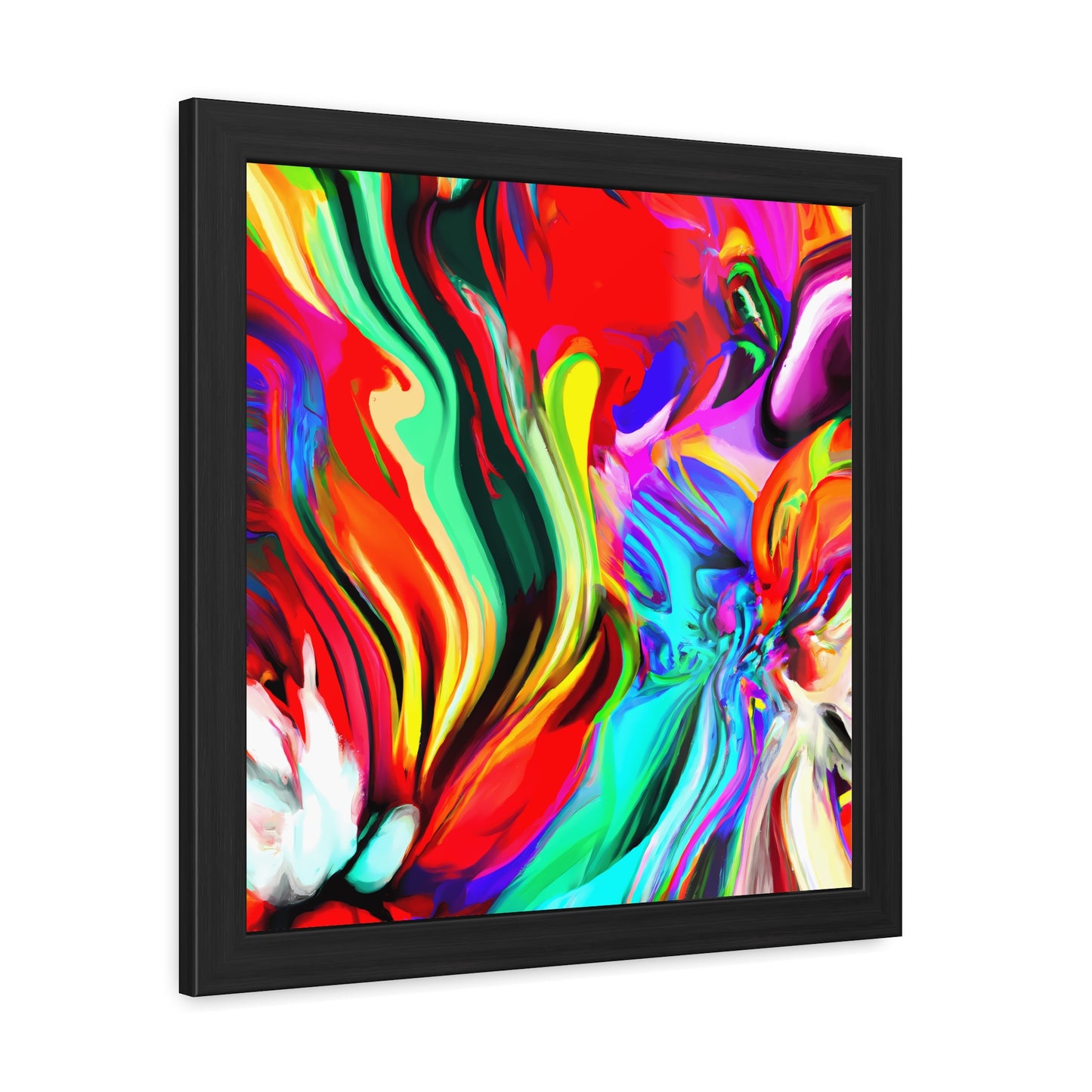 Fabstract 50 - on Framed Print