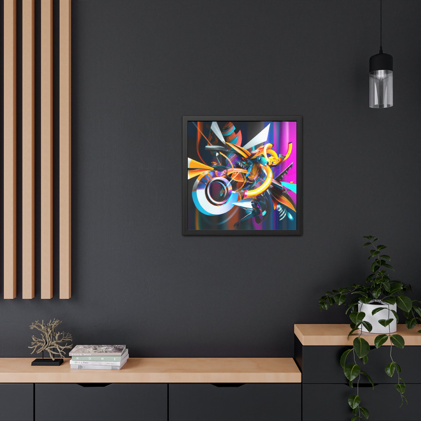 Temporal Flux 20 - on Framed Print