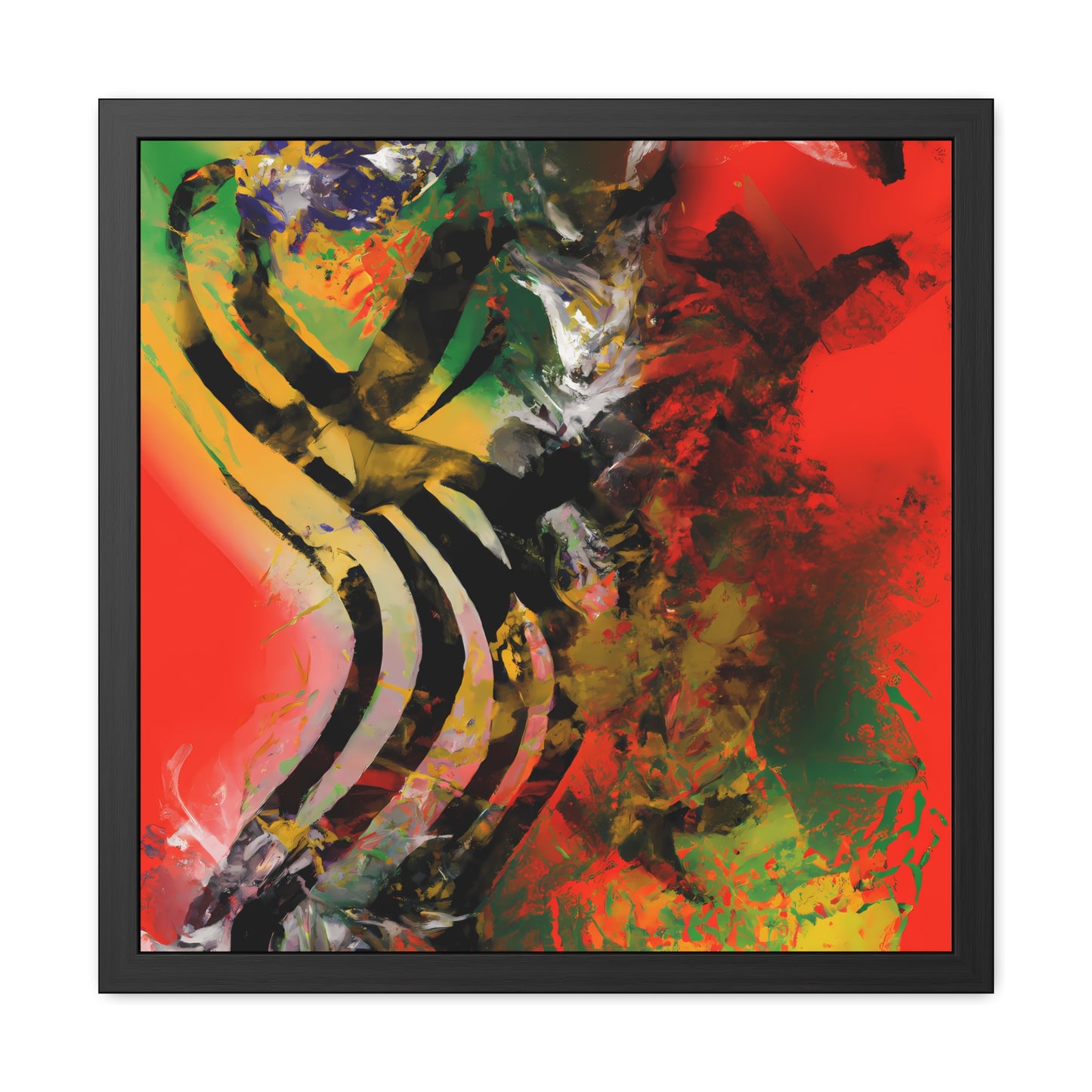 Fabstract 92 - on Framed Print