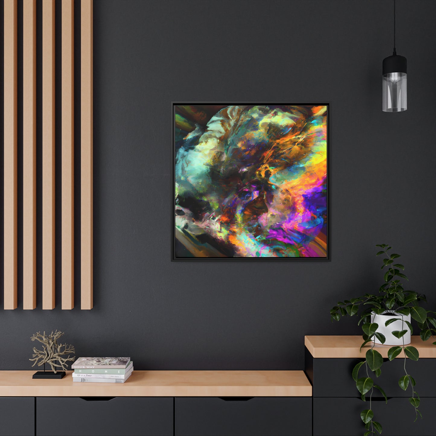 Quantum Euphoria 6 - on Framed Canvas