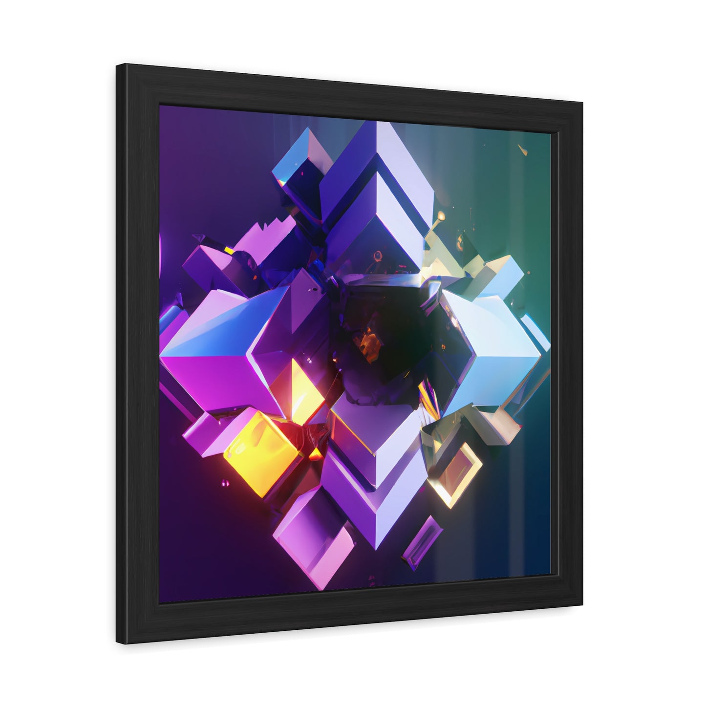 Temporal Flux 6 - on Framed Print