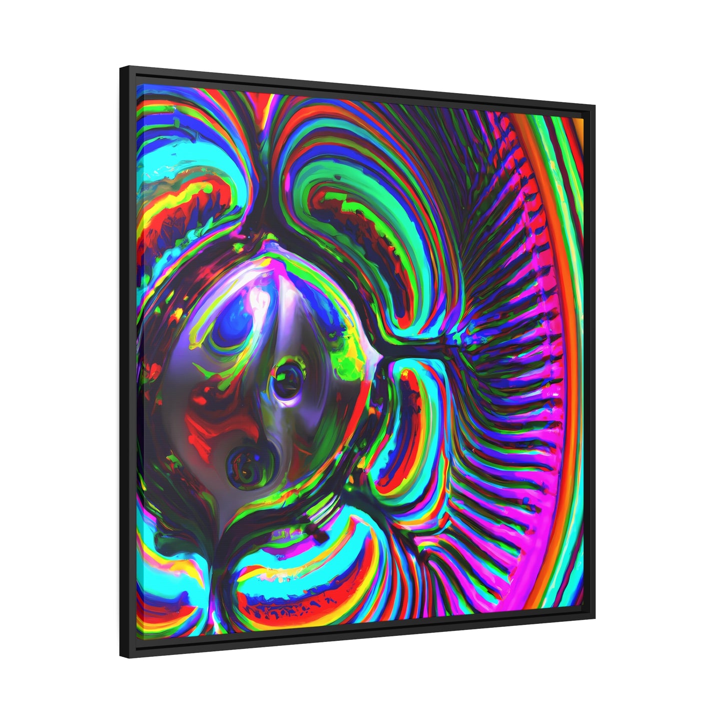 Neon Nexus 6 - on Framed Canvas