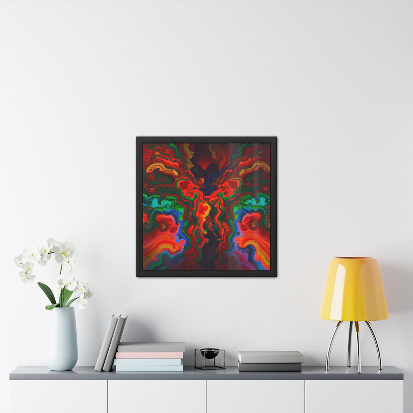 Fabstract 96 - on Framed Print