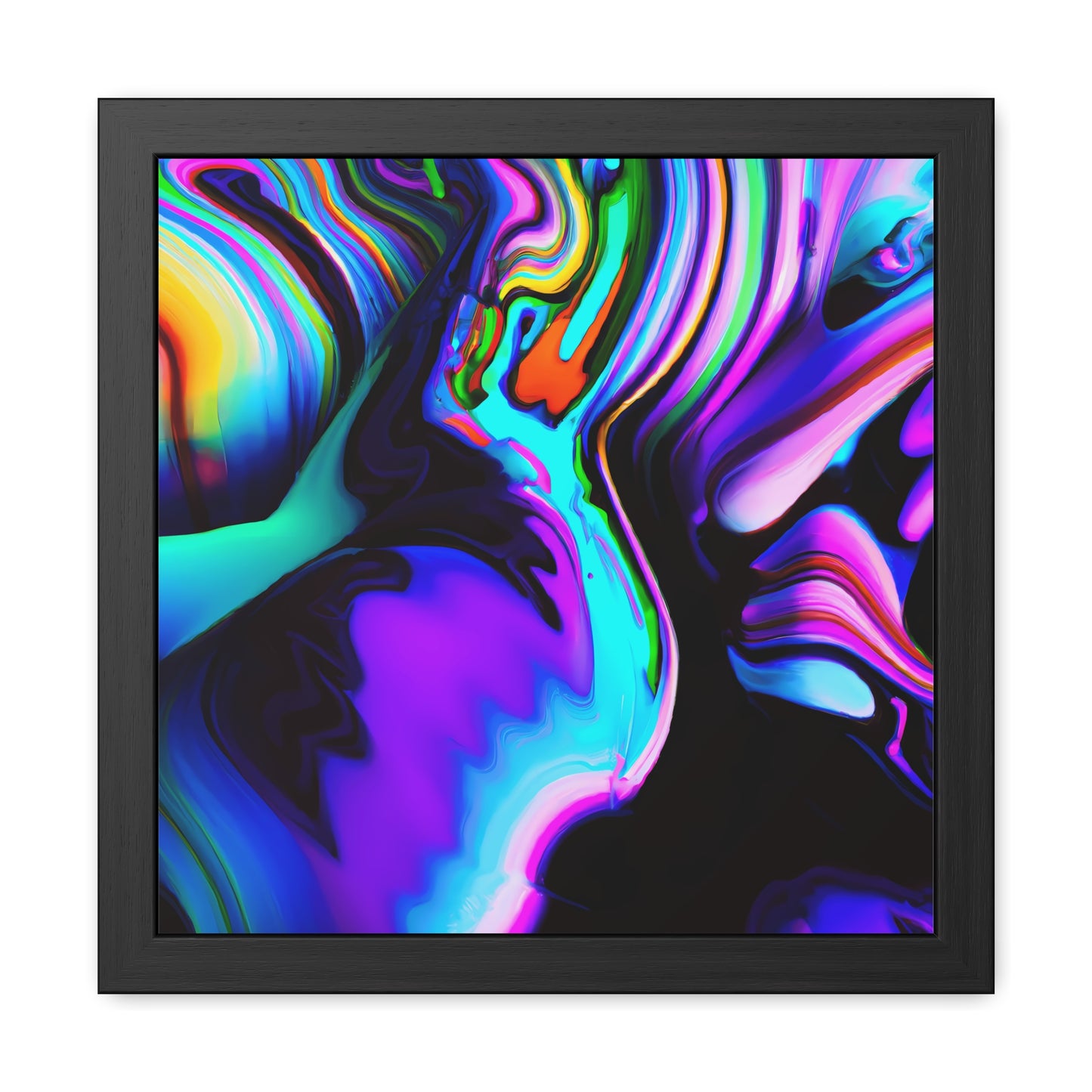 Fabstract 42 - on Framed Print