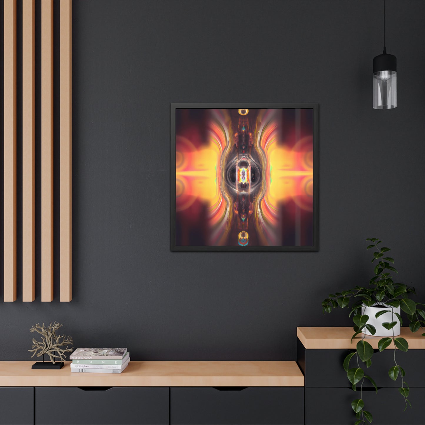 Temporal Flux 8 - on Framed Print