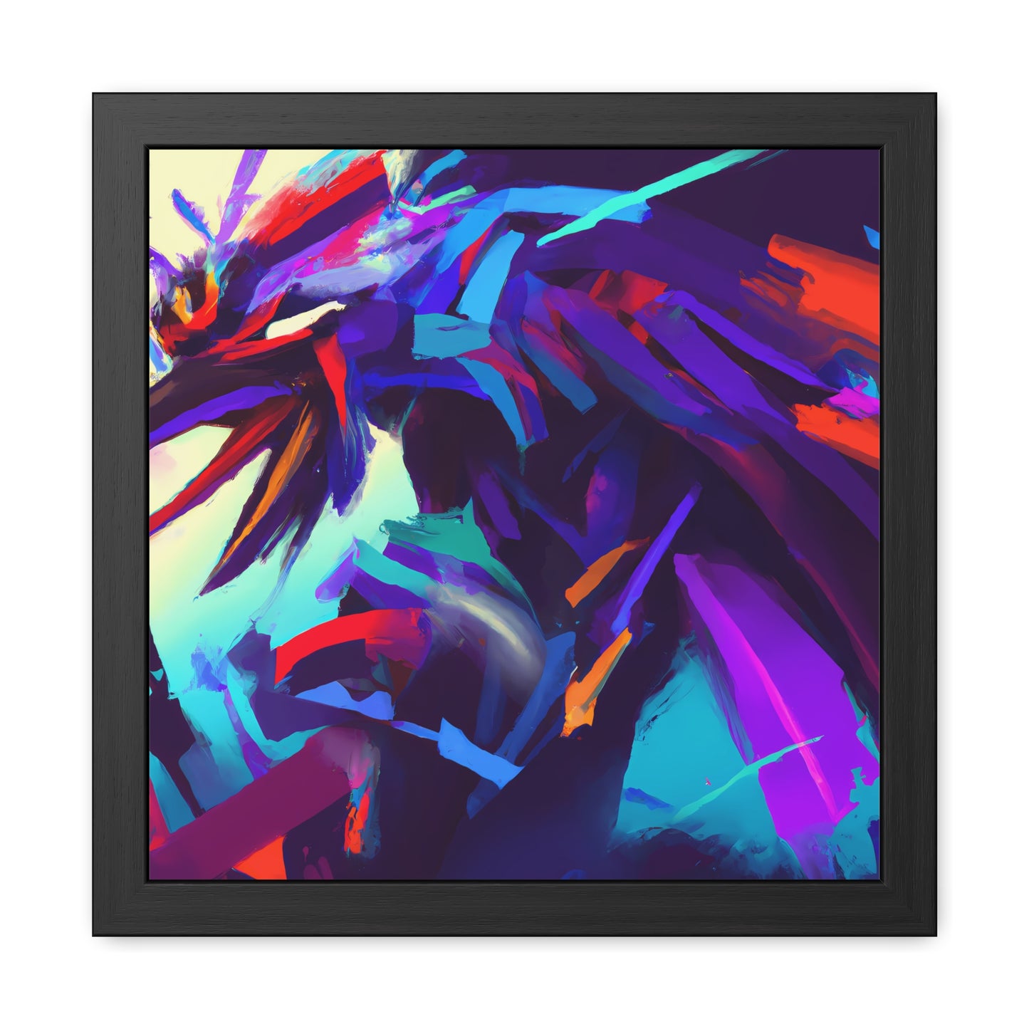 Fabstract 51 - on Framed Print