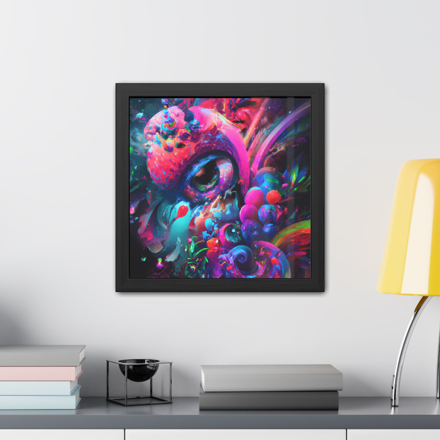 Fabstract 100 - on Framed Print