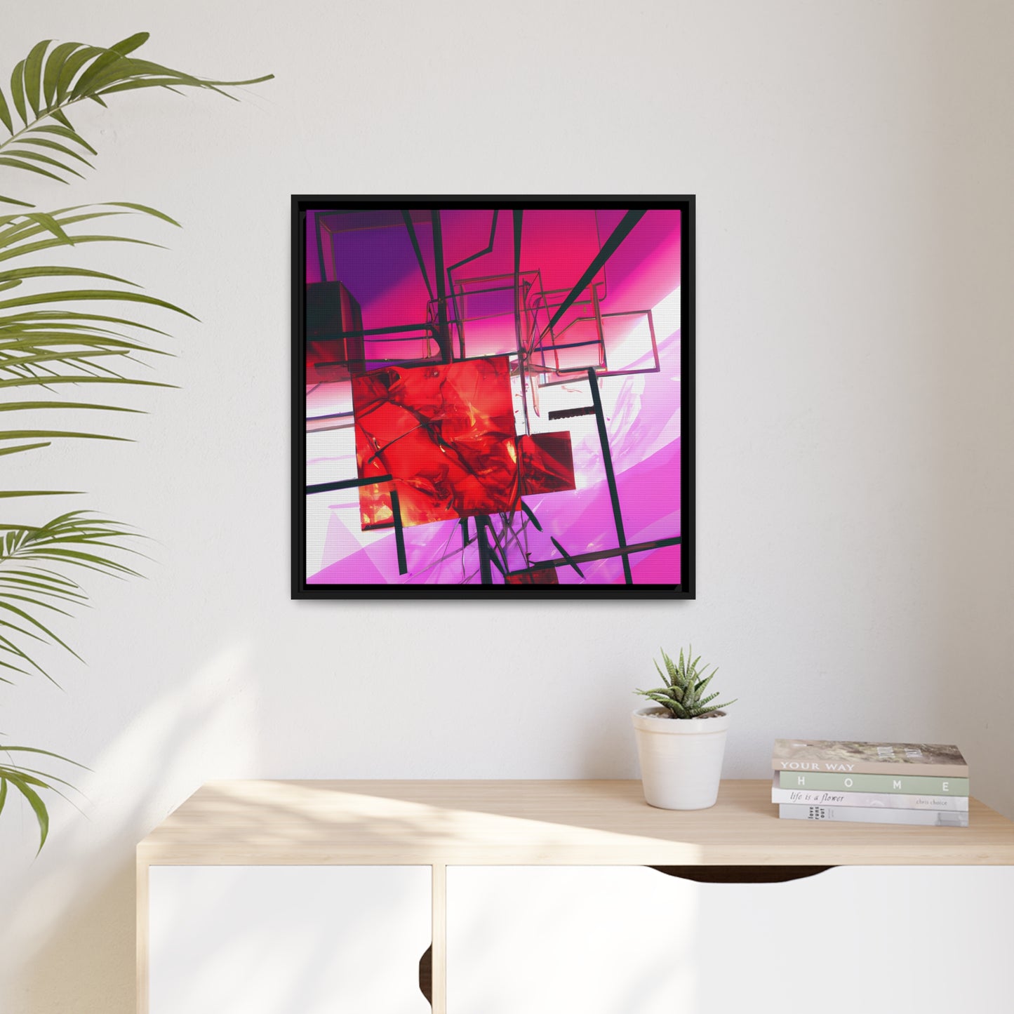 Temporal Flux 8 - on Framed Canvas