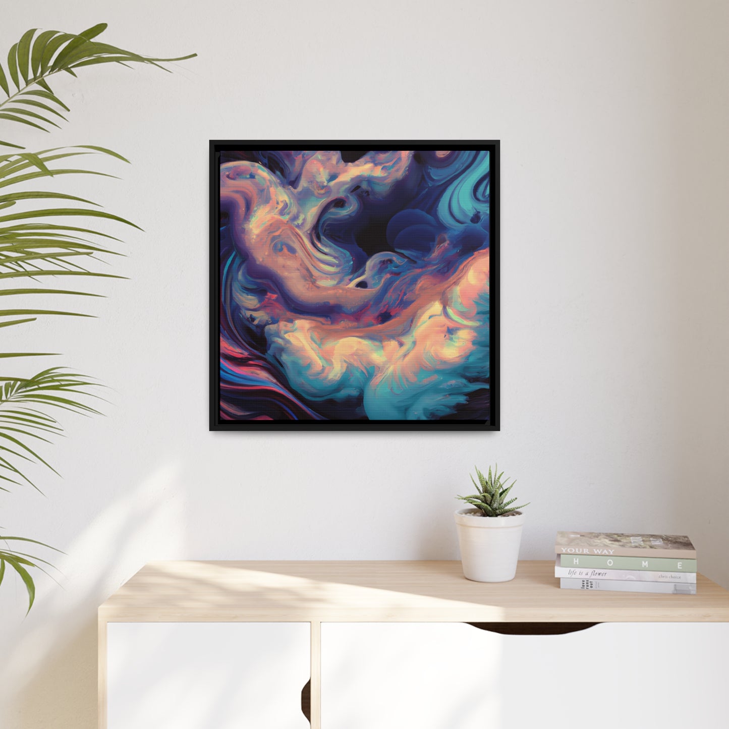 Quantum Euphoria 9 - on Framed Canvas