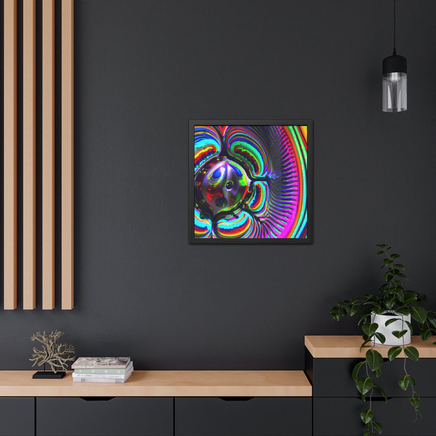 Neon Nexus 2 - on Framed Print