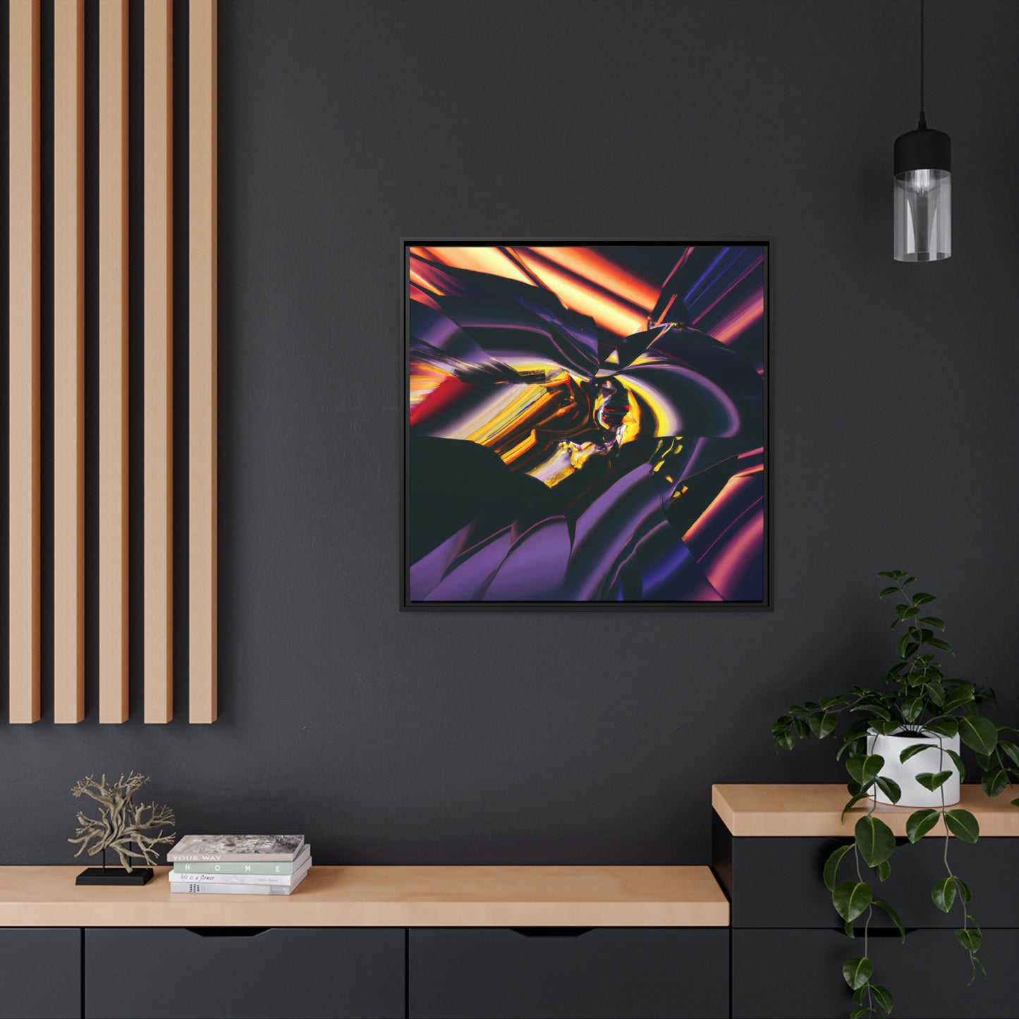 Temporal Flux 16 - on Framed Canvas