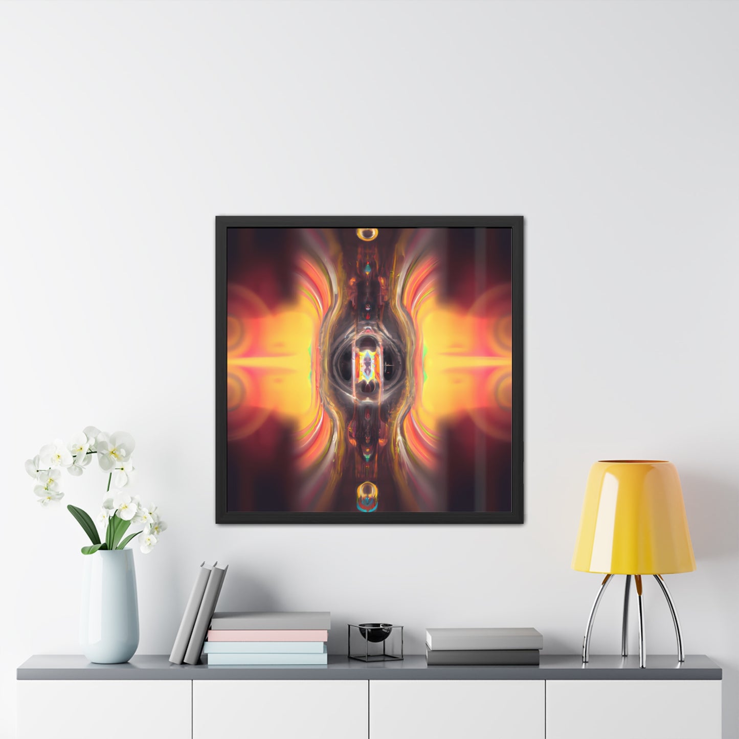 Temporal Flux 8 - on Framed Print