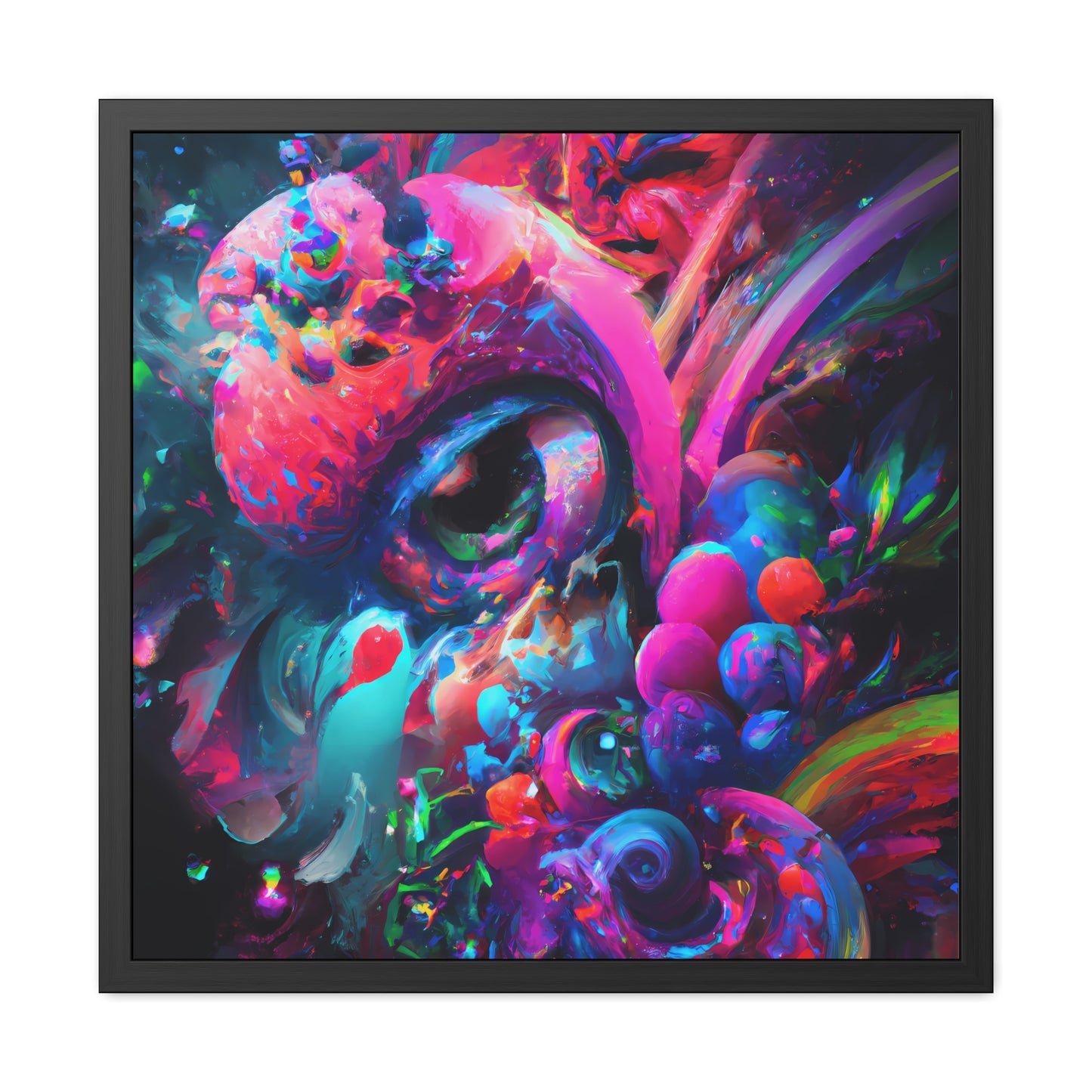 Fabstract 100 - on Framed Print