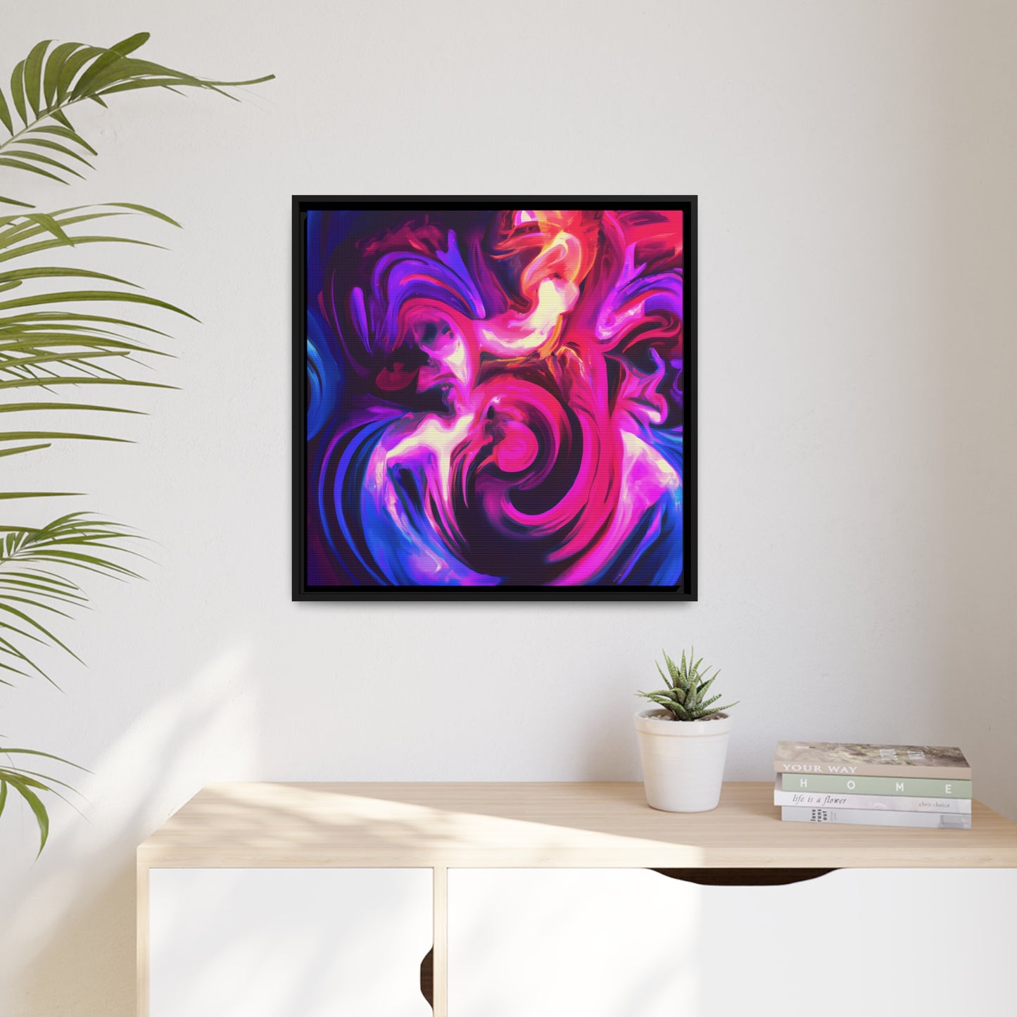 Quantum Euphoria 14 - on Framed Canvas