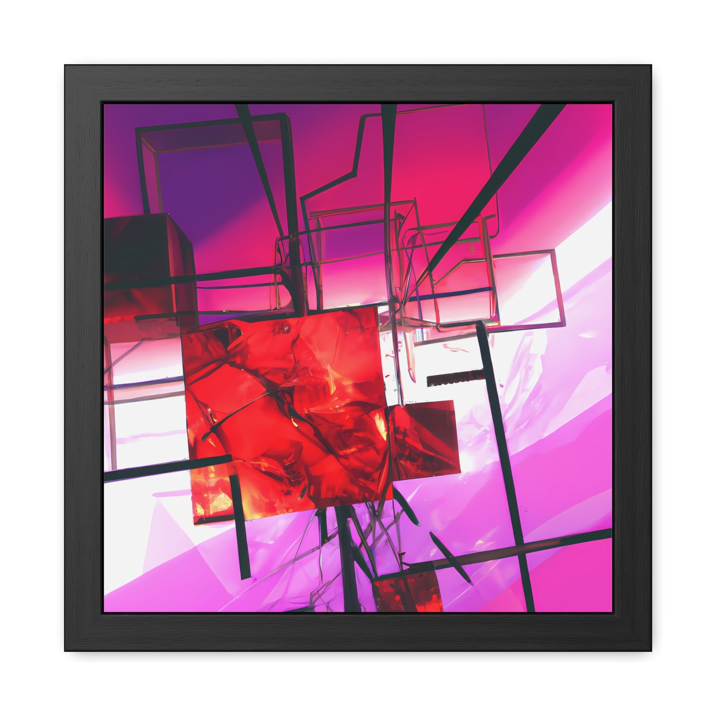 Temporal Flux 7 - on Framed Print