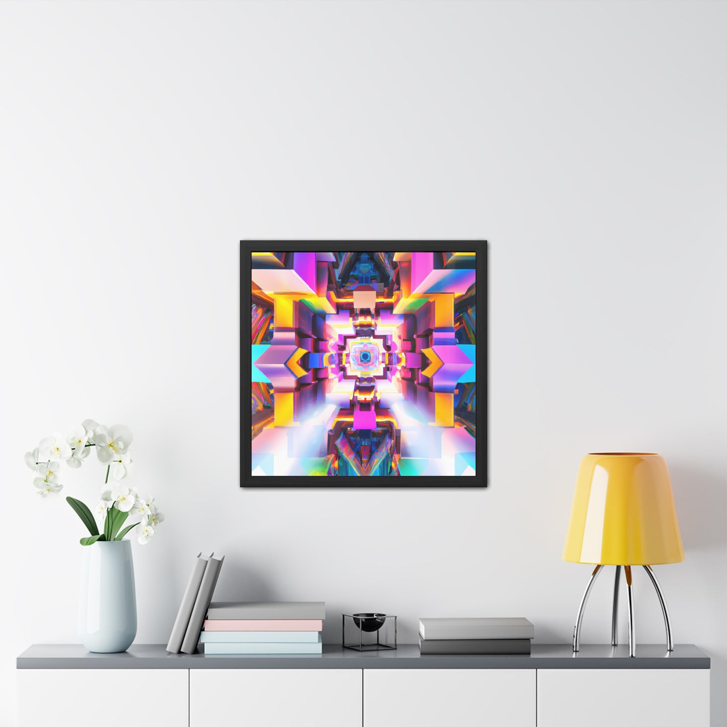 Temporal Flux 1 - on Framed Print