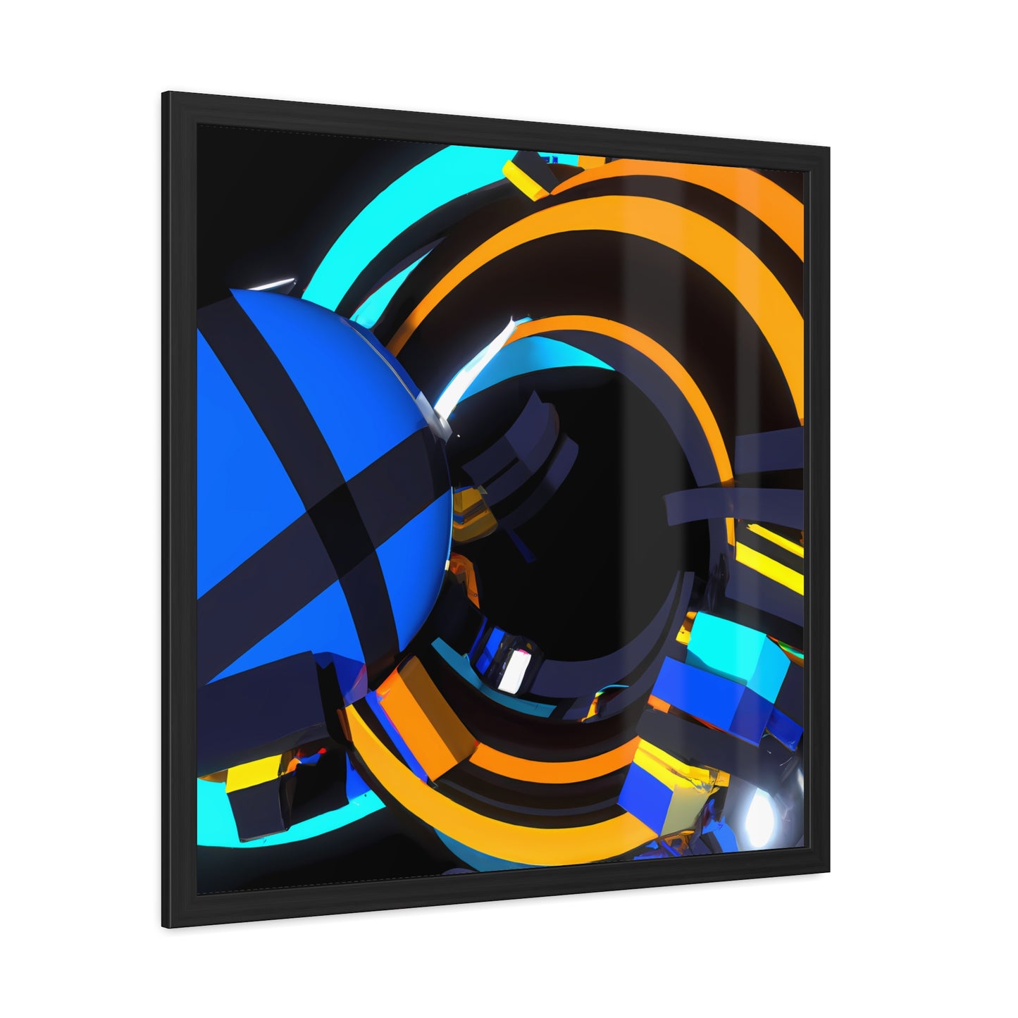 Temporal Flux 3 - on Framed Print