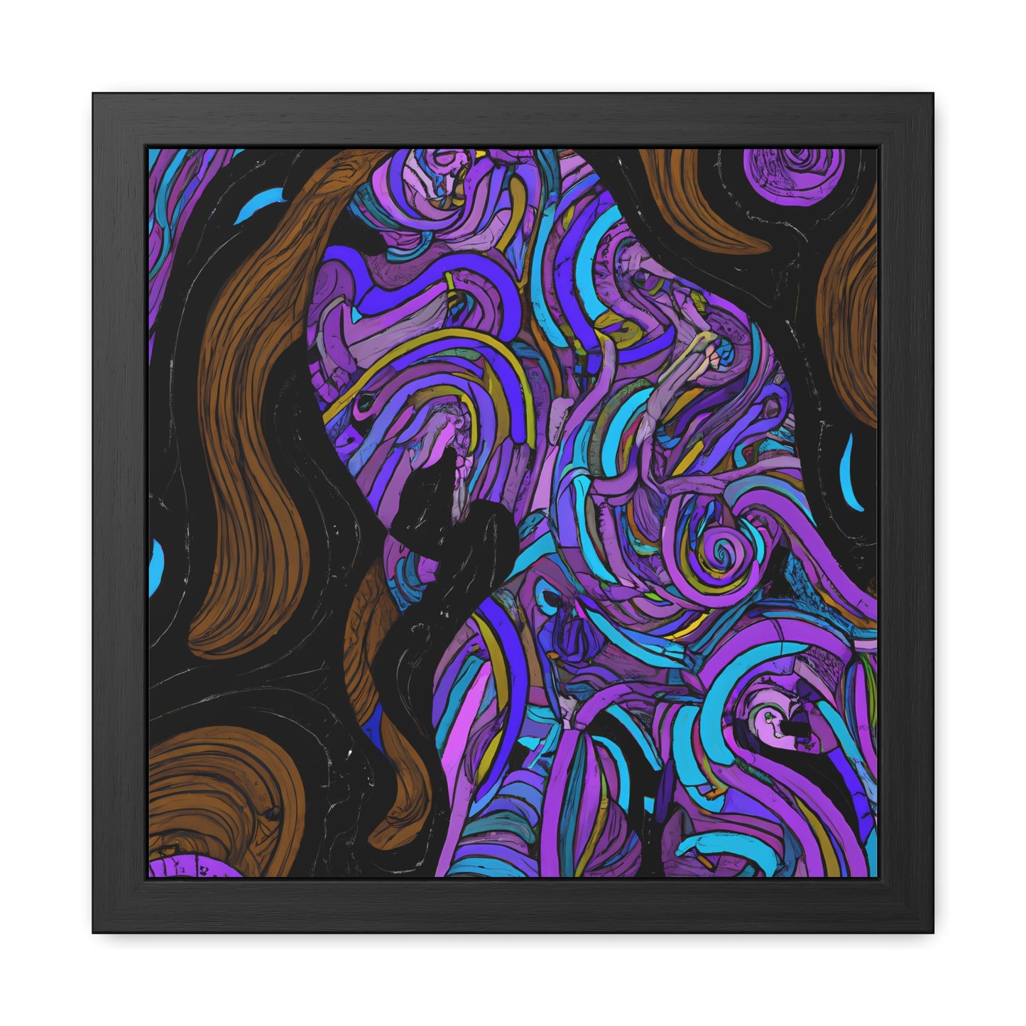 Fabstract 68 - on Framed Print