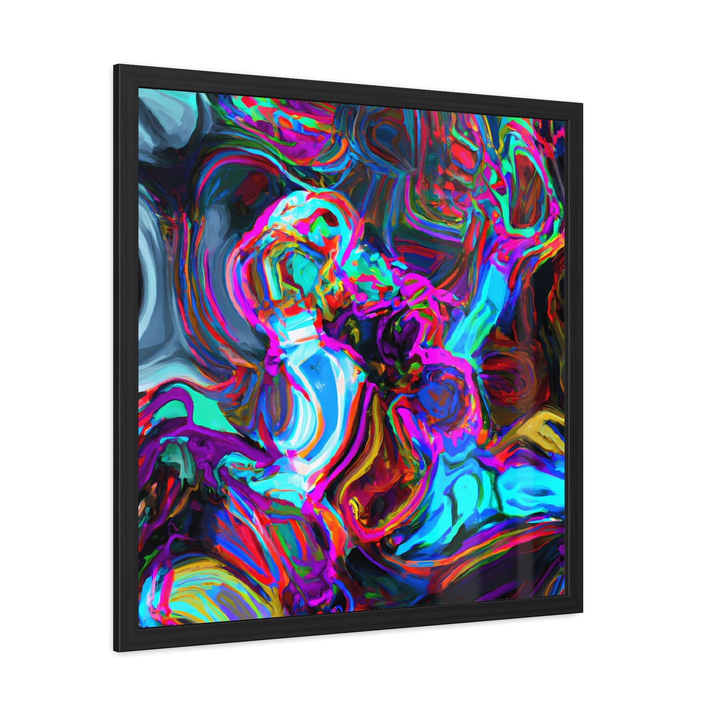 Fabstract 99 - on Framed Print