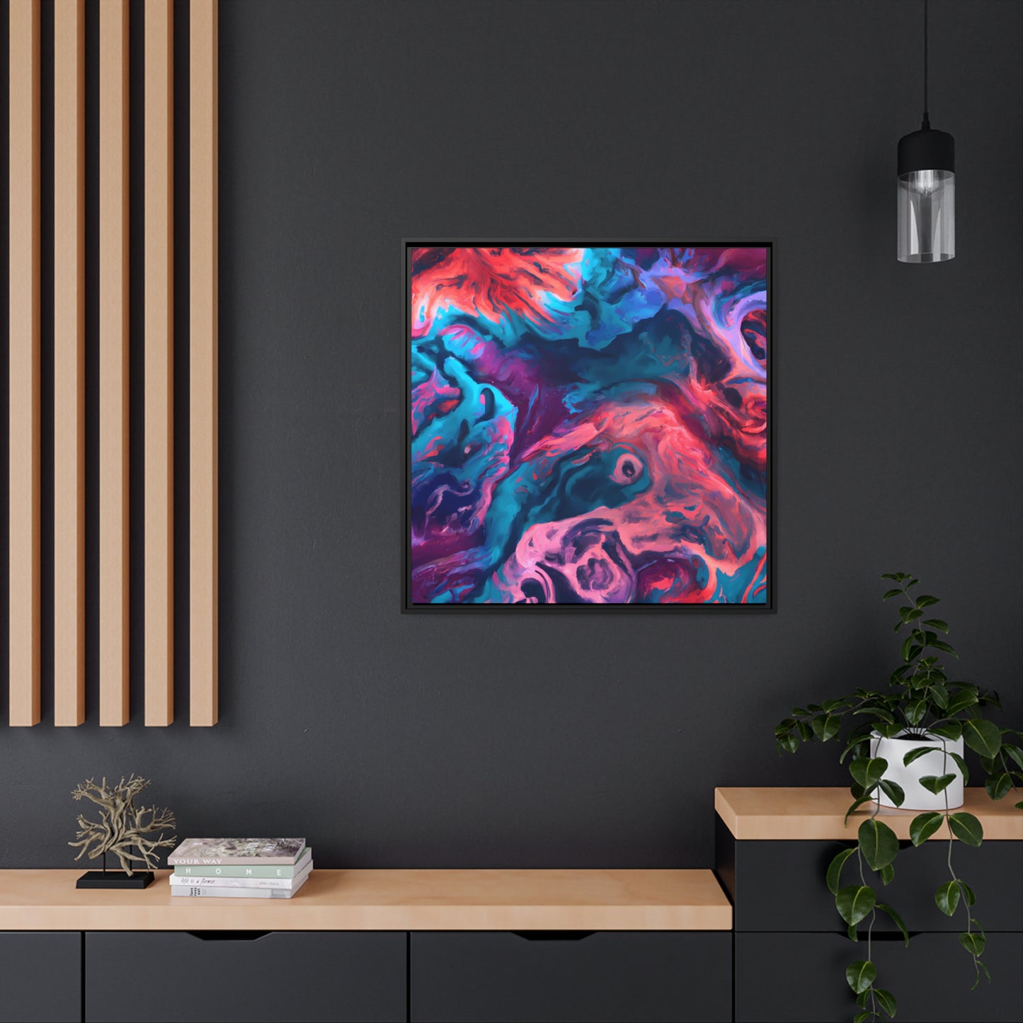 Quantum Euphoria 16 - on Framed Canvas