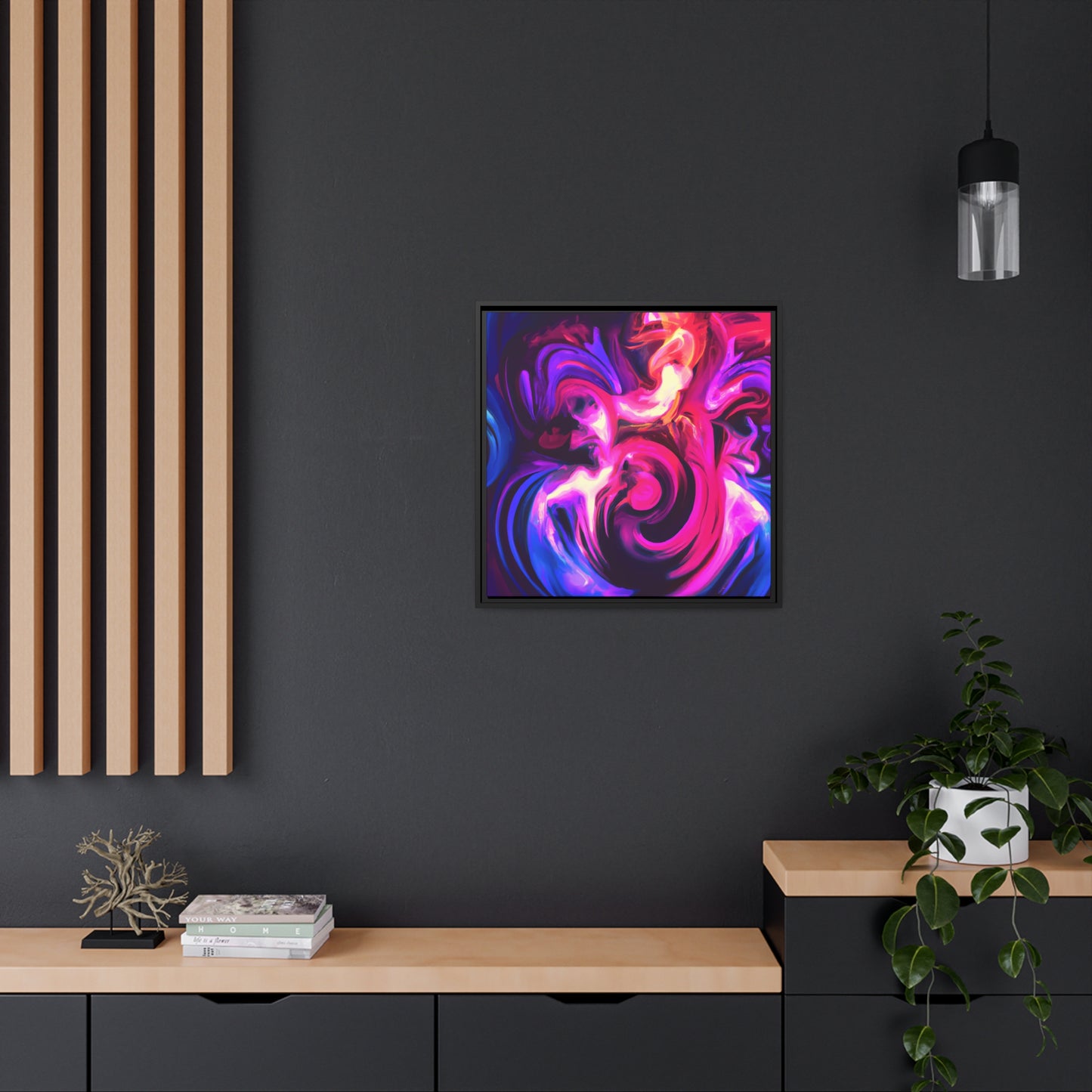 Quantum Euphoria 14 - on Framed Canvas