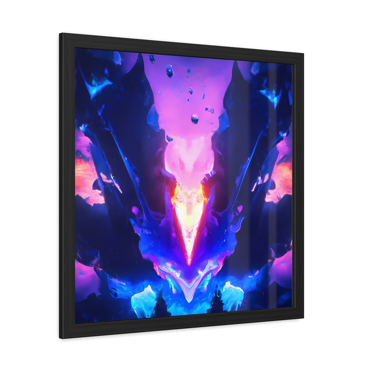 Neon Nexus 11 - on Framed Print