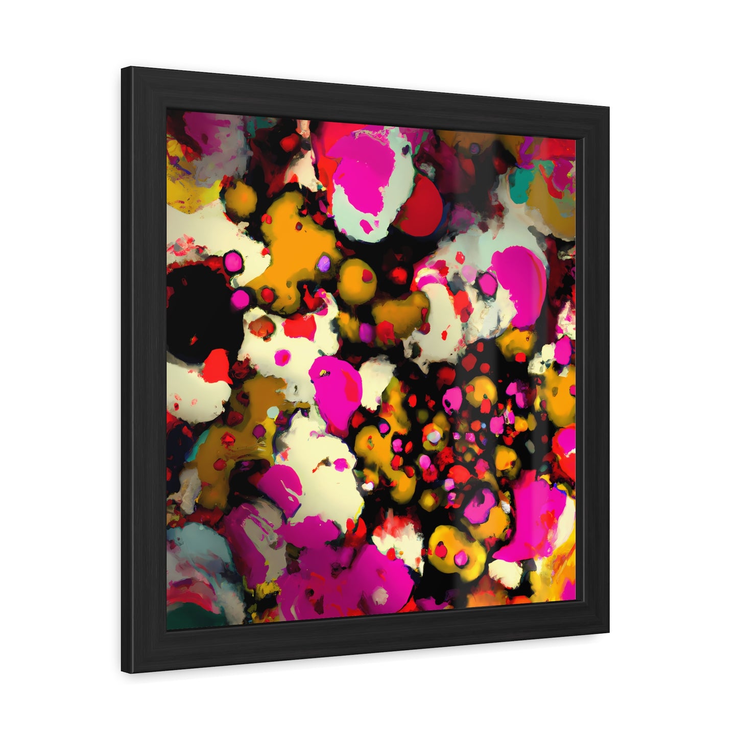 Fabstract 60 - on Framed Print